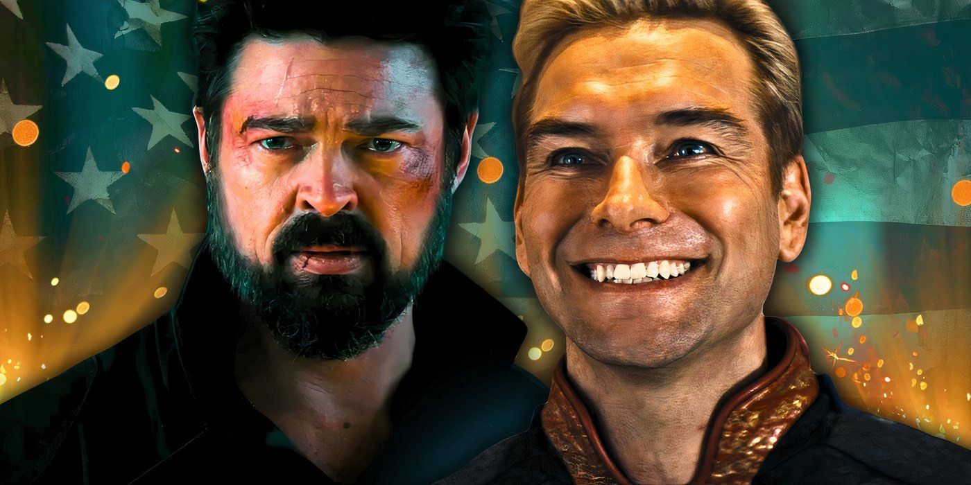 Karl Urban as Billy Butcher and Anthony Starr as Homelander in The Boys