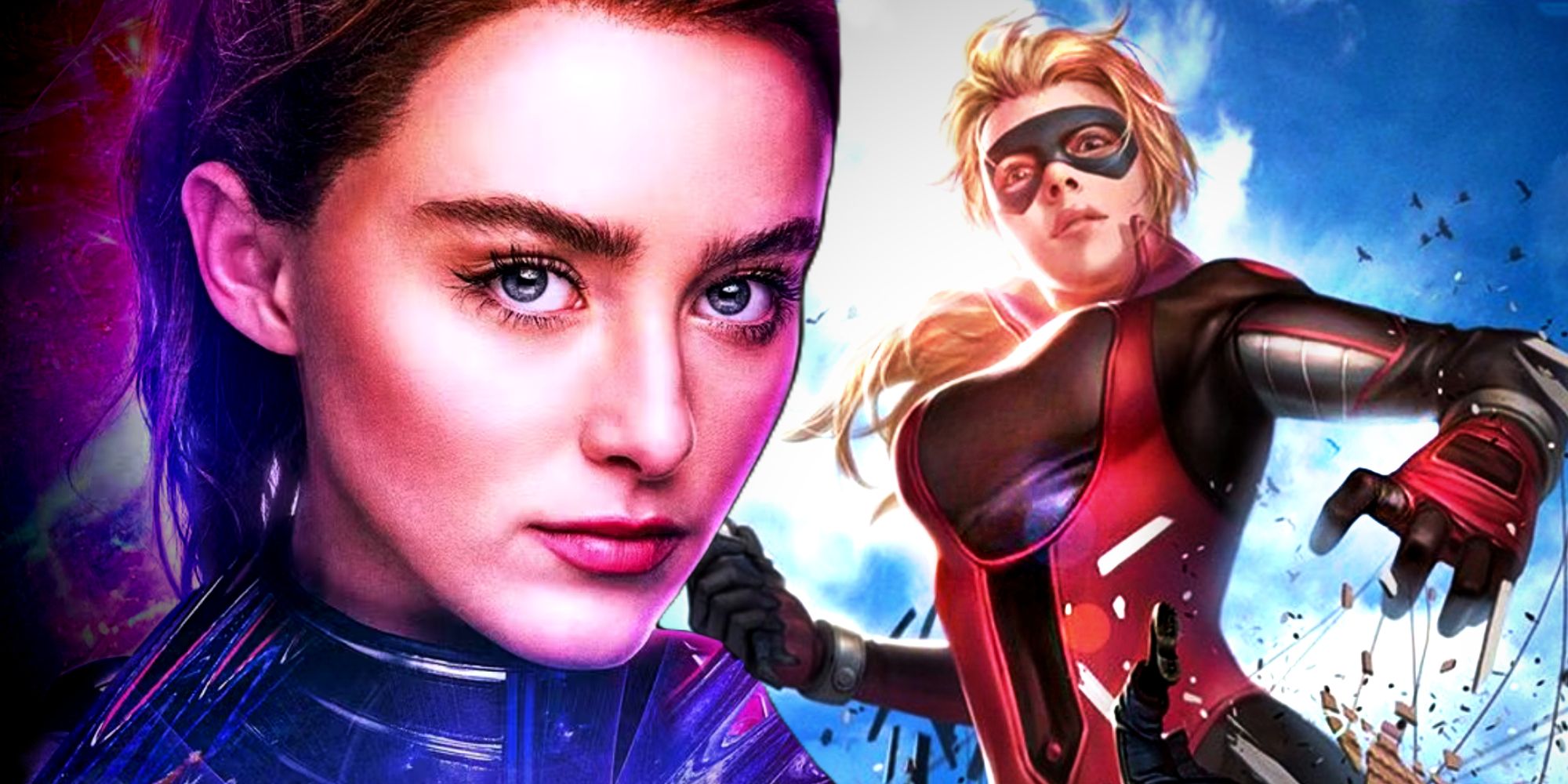 Kathryn Newton Playing Cassie Lang in the Quantumania poster and Stature Growing Large in Marvel Comics