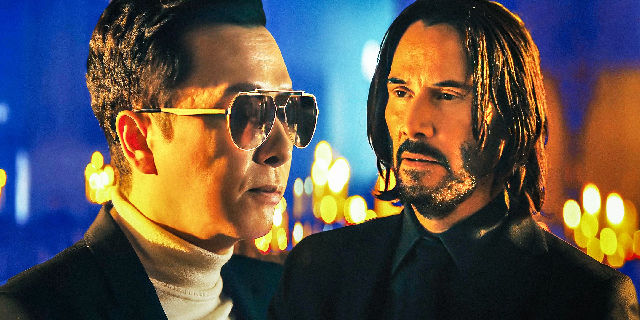 Custom image of Donnie Yen as Caine and Keanu Reeves as John Wick