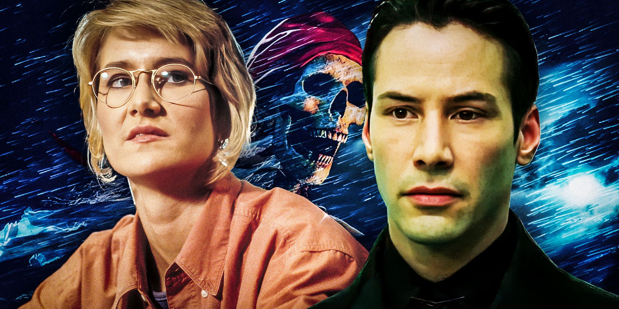 Keanu-Reeves-as-Neo-from-The-Matrix-and--Laura-Dern-as-Ellie-from-Jurassic-Park