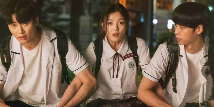 Kim Yoo-jung, Byeon Woo-seok and Park Jung-woo in the poster for 20th Century Girl