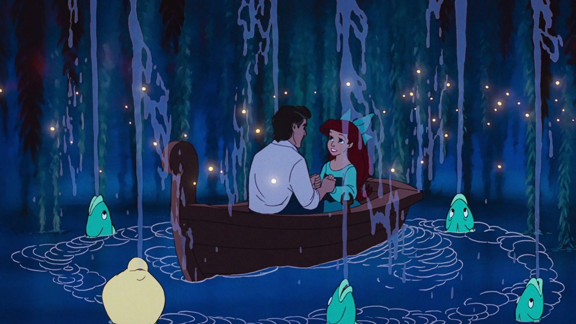 Eric & Ariel Boat Ride During Kiss The Girl In The Little Mermaid.jpg