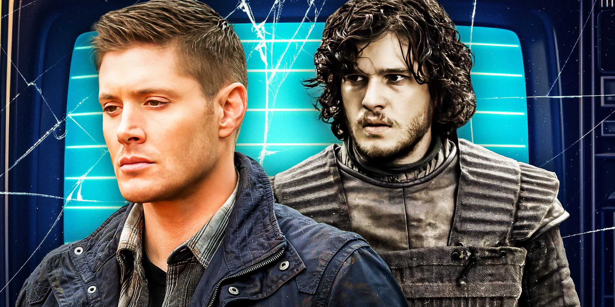 (Kit-Harington-as-Jon-Snow)-from-Game-of-Thrones-and-(Jensen-Ackles-as-Dean-Winchester)-from-Supernatural