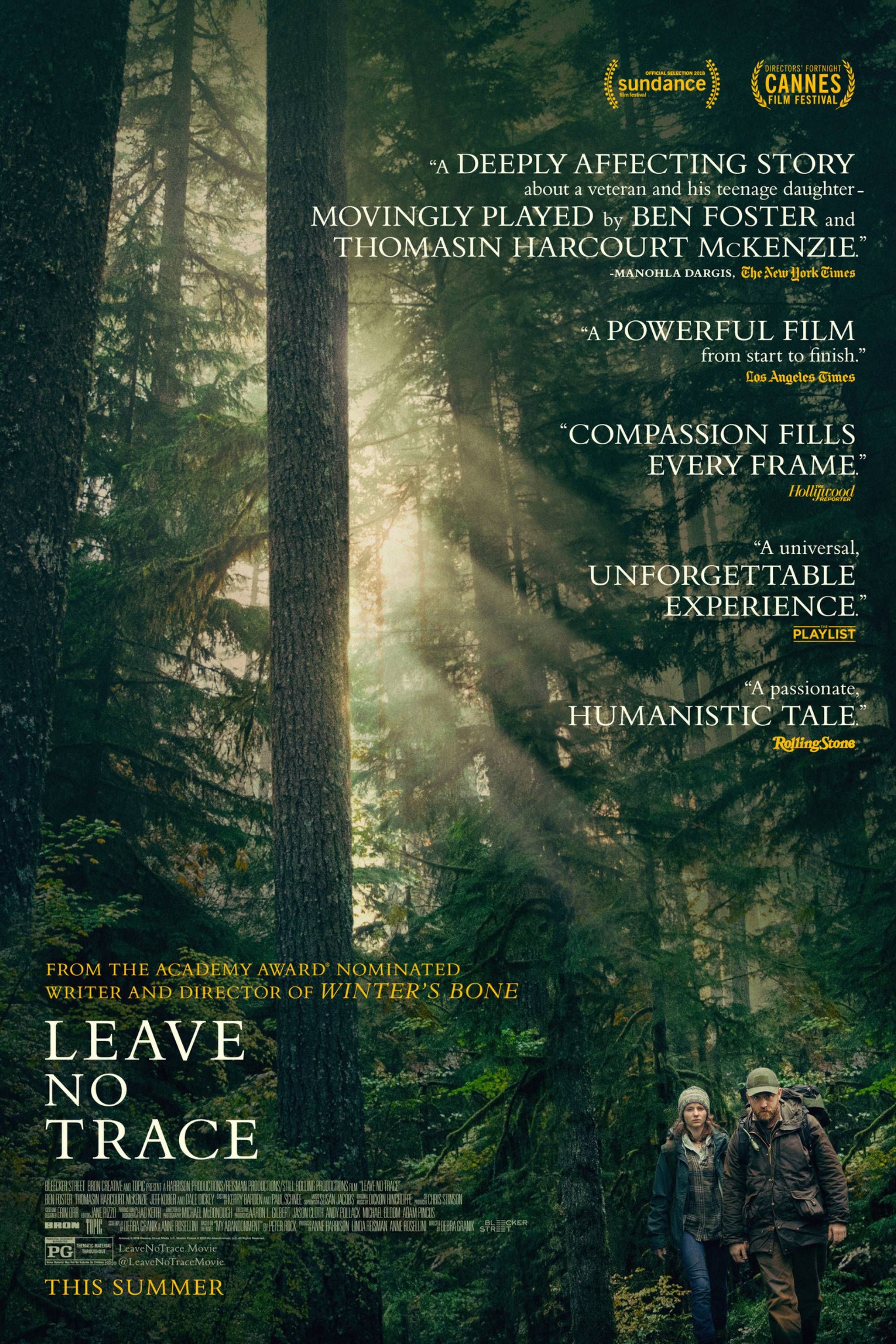 Leave No Trace (2018) - Poster
