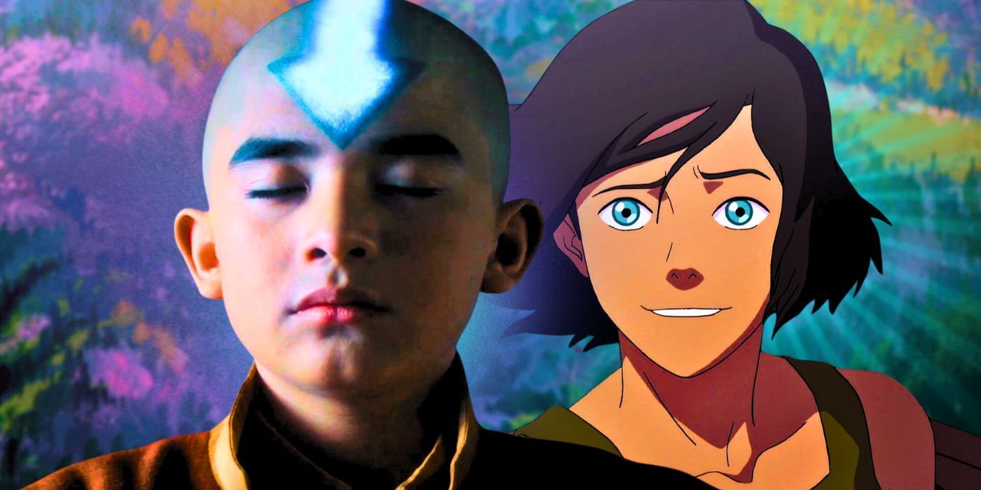 Gordon Cormier as Aang in Netflix's Avatar: The Last Airbender and Korra from Legend of Korra