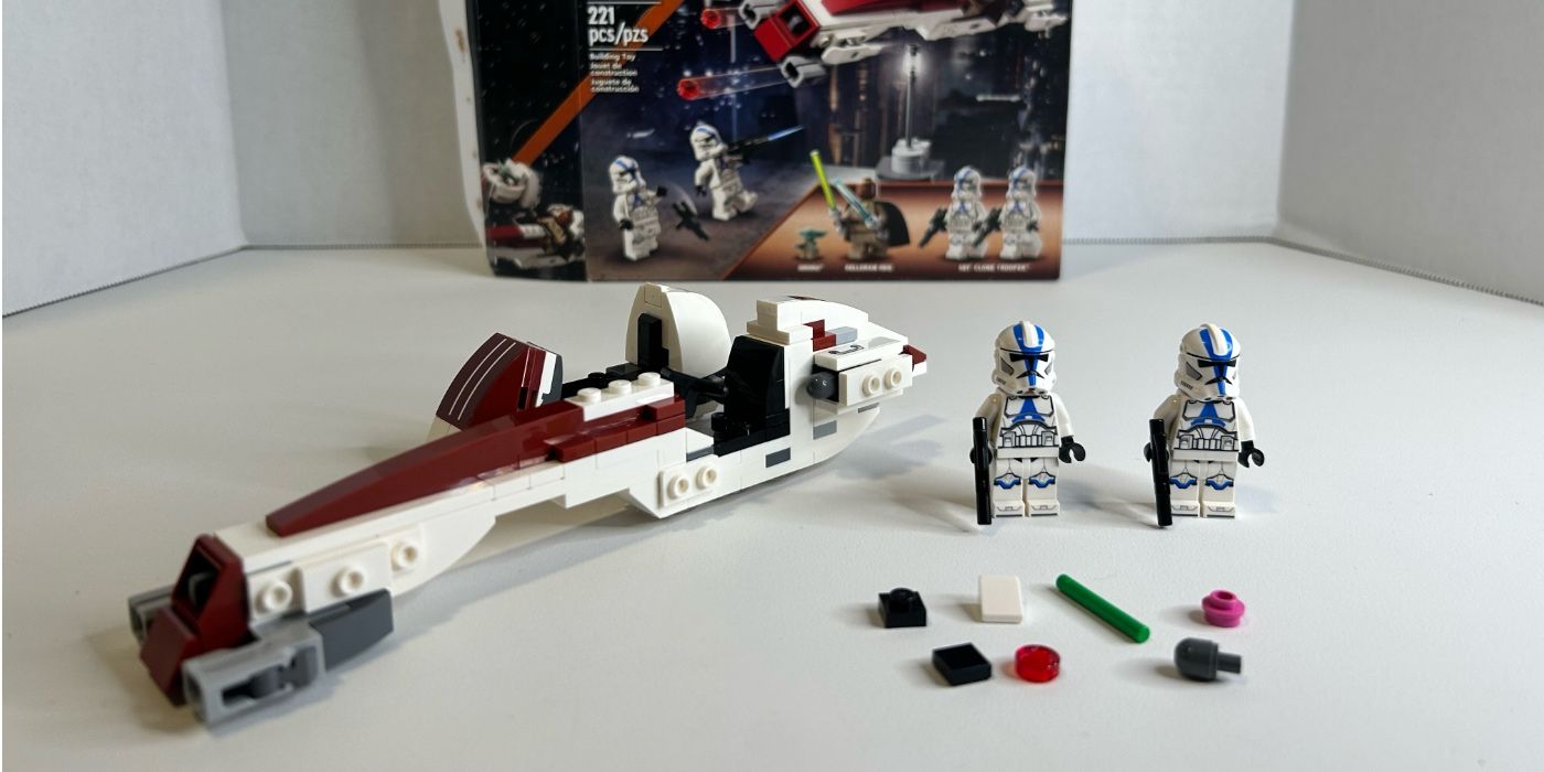LEGO возвращается к заказу 66 с побегом на спидере BARC Келлерана Бека (обзор)