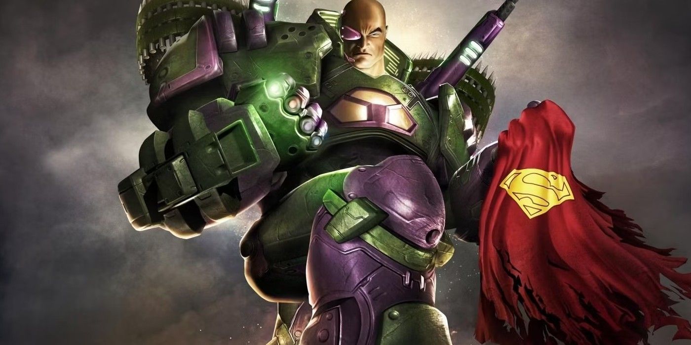 Lex Luthor in his warsuit from DC Universe Online