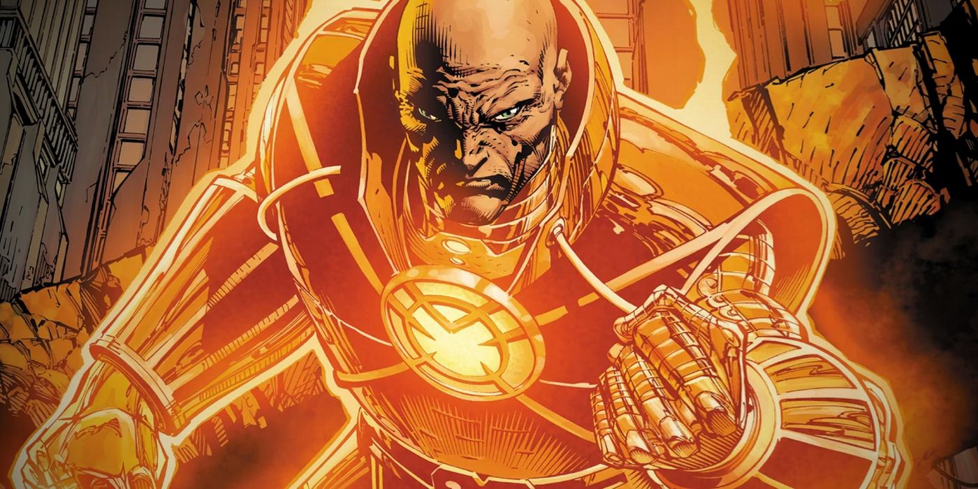 Lex Luthor em Lantern Power Armor em Black Ring Comic Art