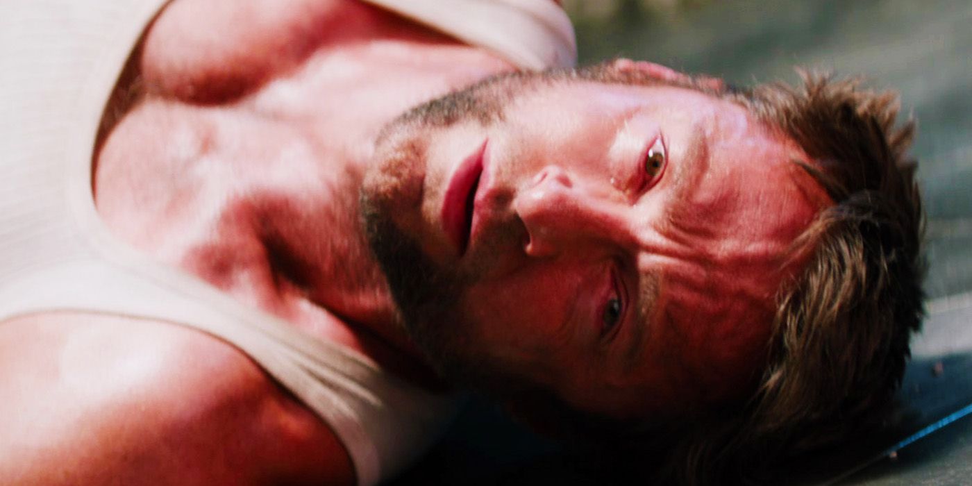Logan saying goodbye to Jean Grey in The Wolverine
