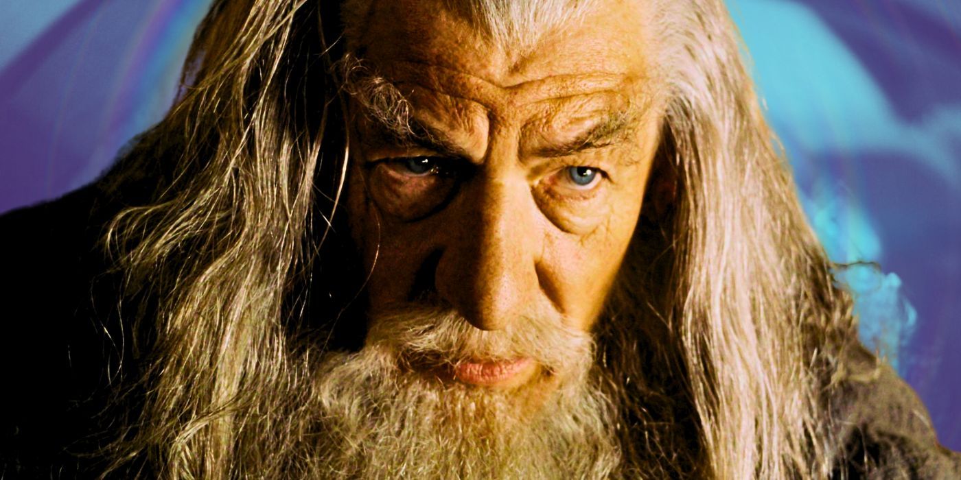 Sir Ian McKellen as Gandalf the Grey in The Lord of the Rings movies