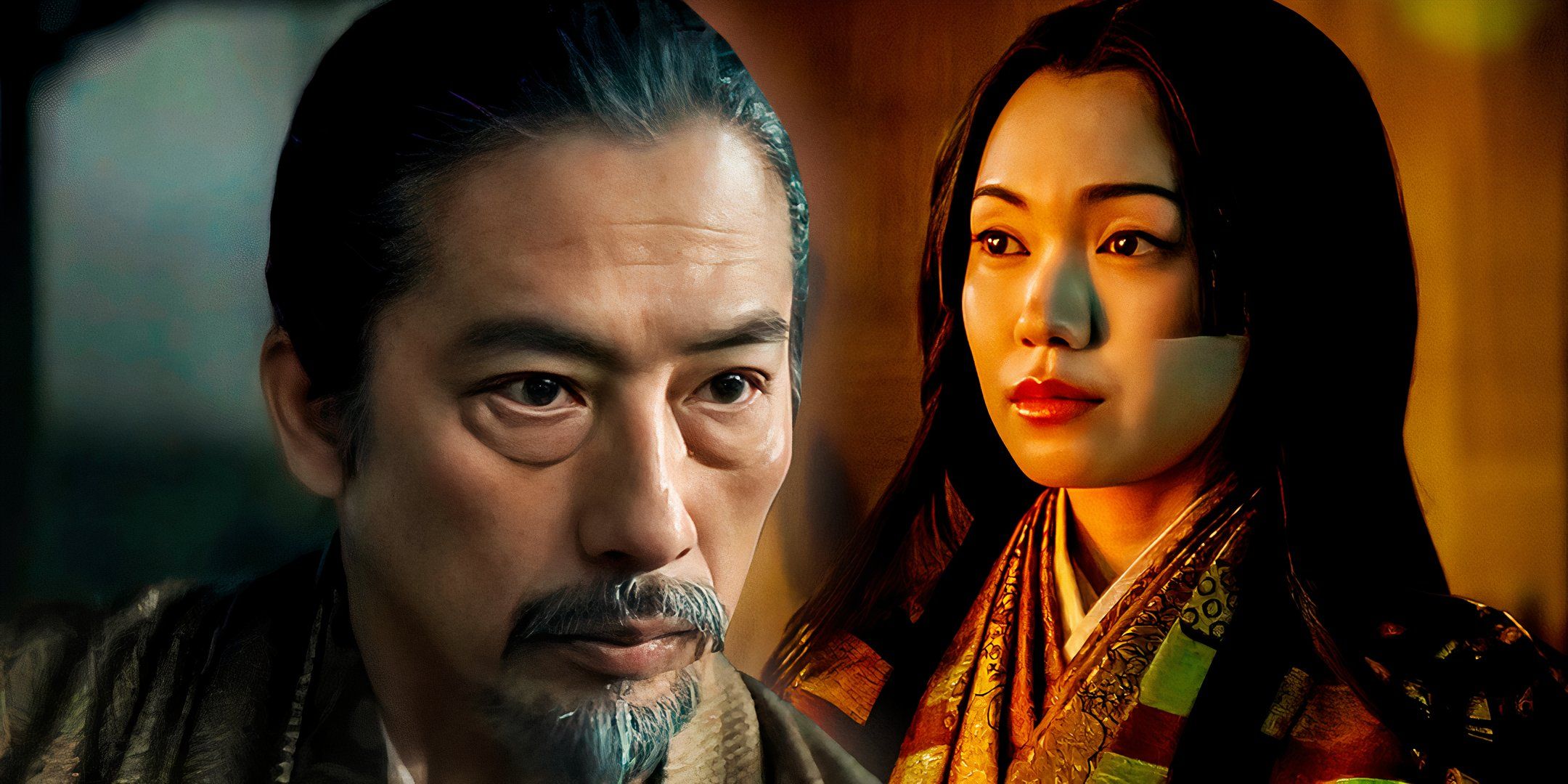 Lord Toranaga and Lady Ochiba no kata from Shogun.