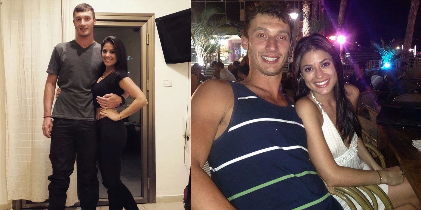 Loren Alexei em fotos antigas do 90 Day Fiance antes da 3ª temporada, quando eles estavam namorando