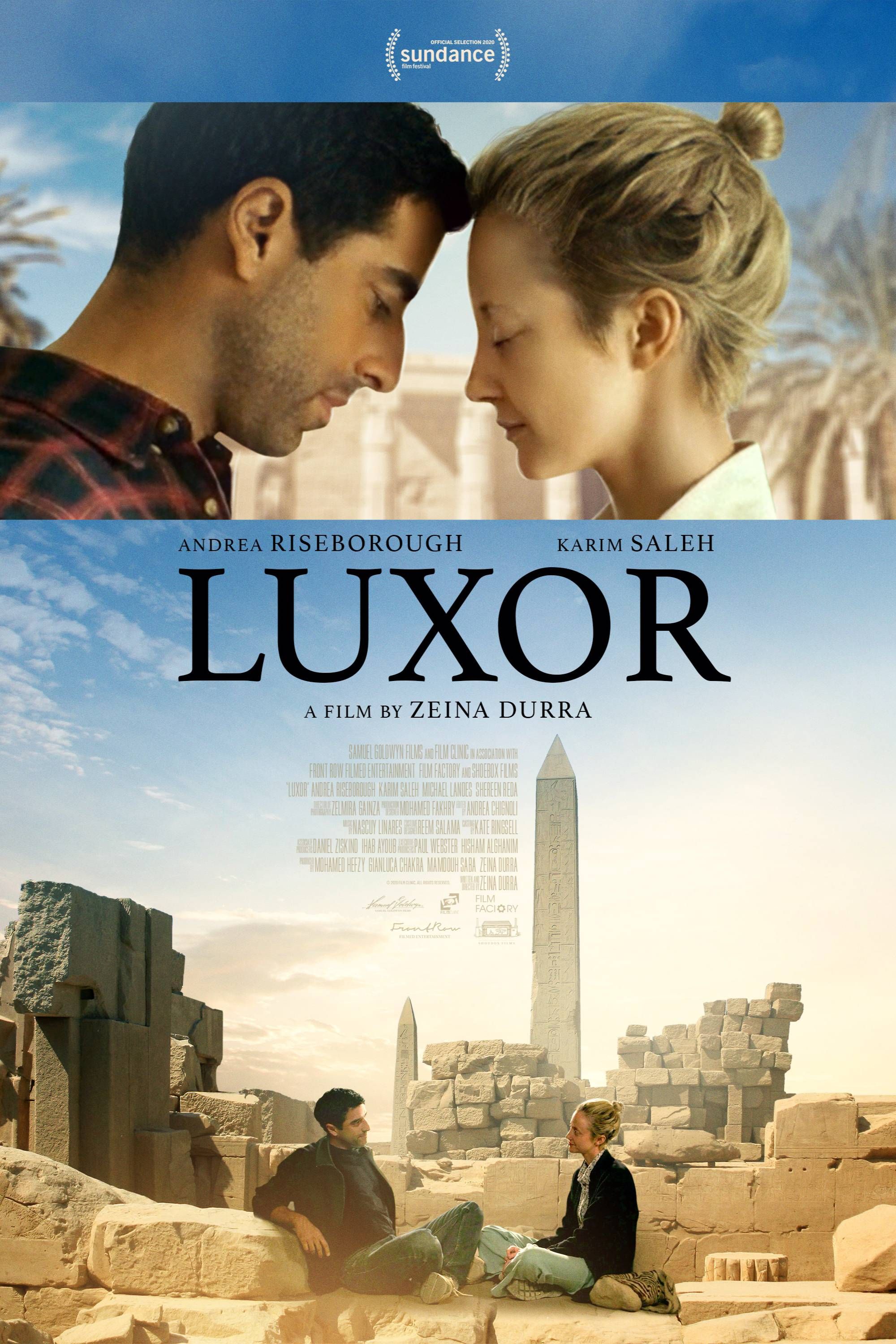 Luxor (2020) - Poster - Andrea Riseborough &amp; Karim Saleh