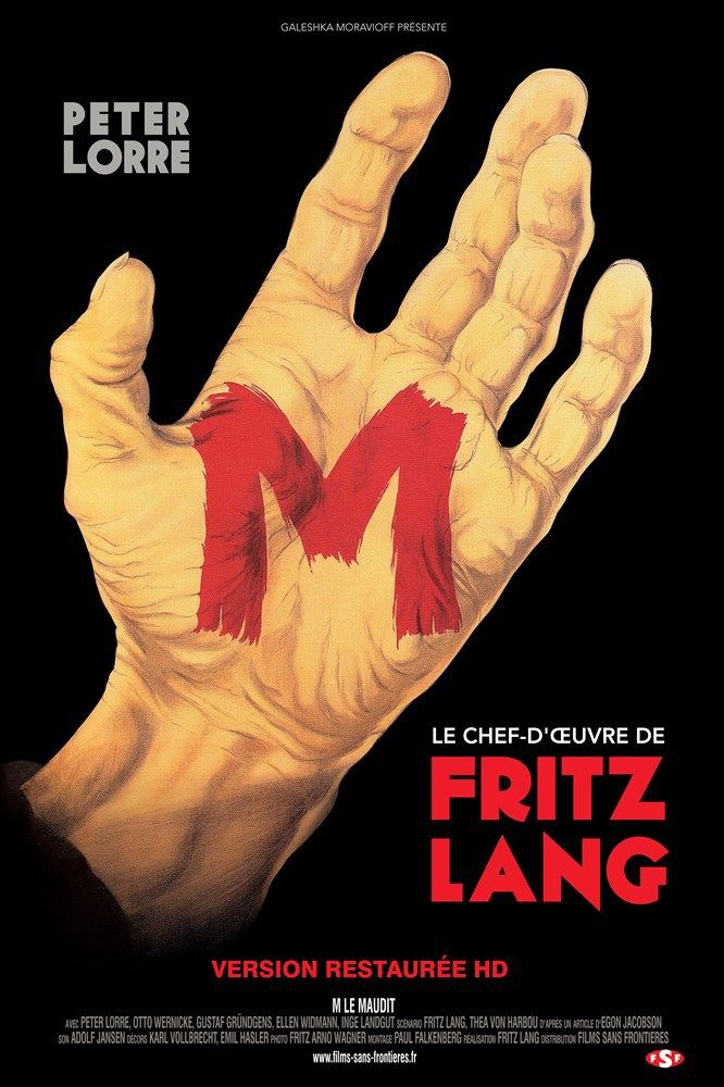 M 1931 Fritz Lang Film Poster