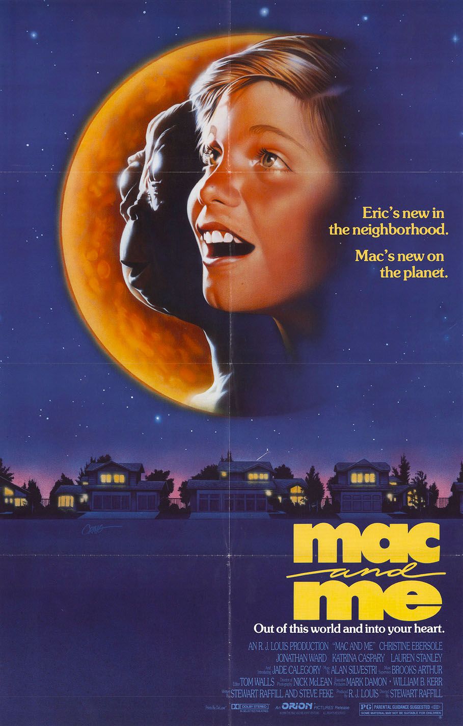 Mac and Me 1988 Film Poster