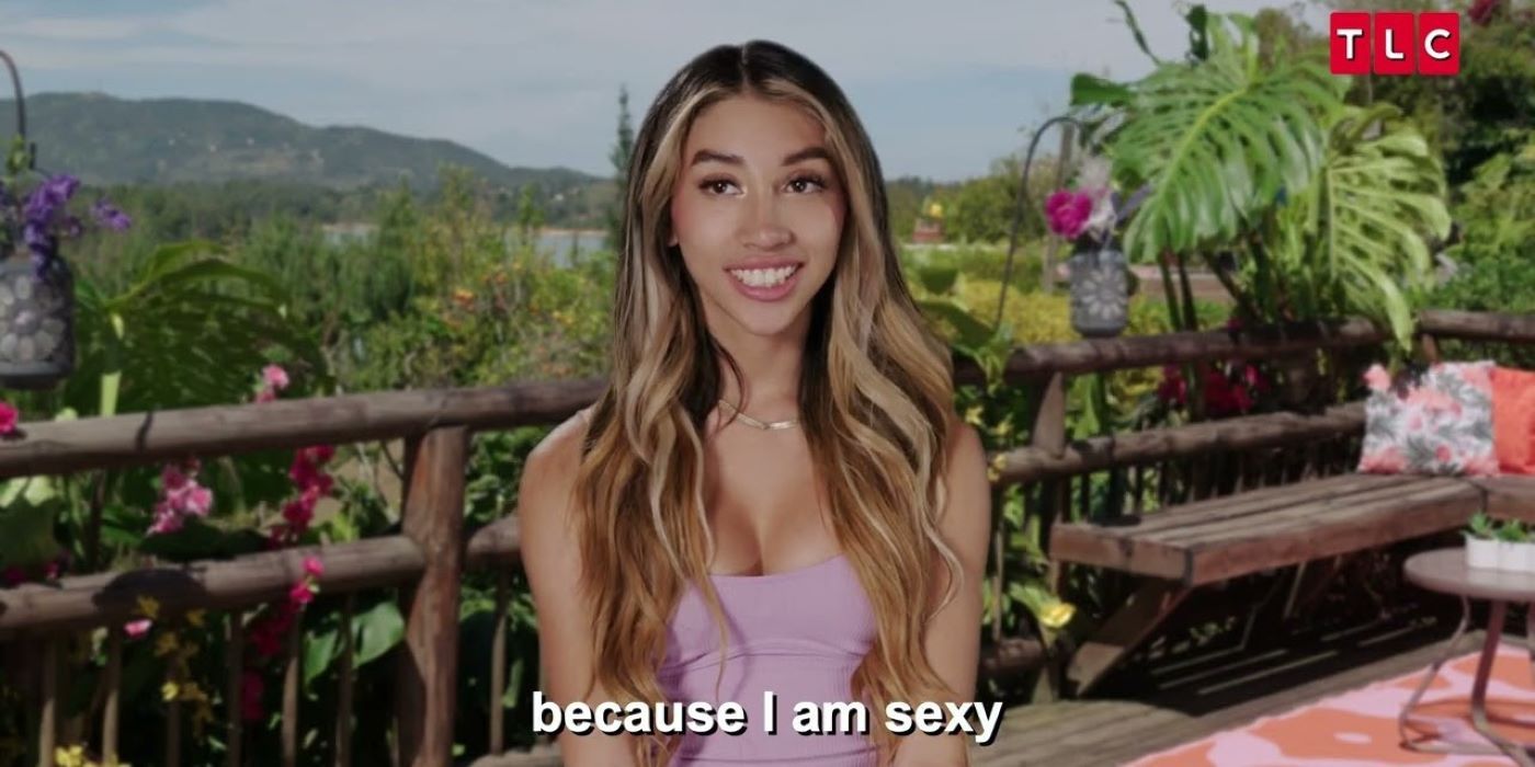 Madelein from 90 day fiance's love in paradise season 4 talking in a confessional with subtitle