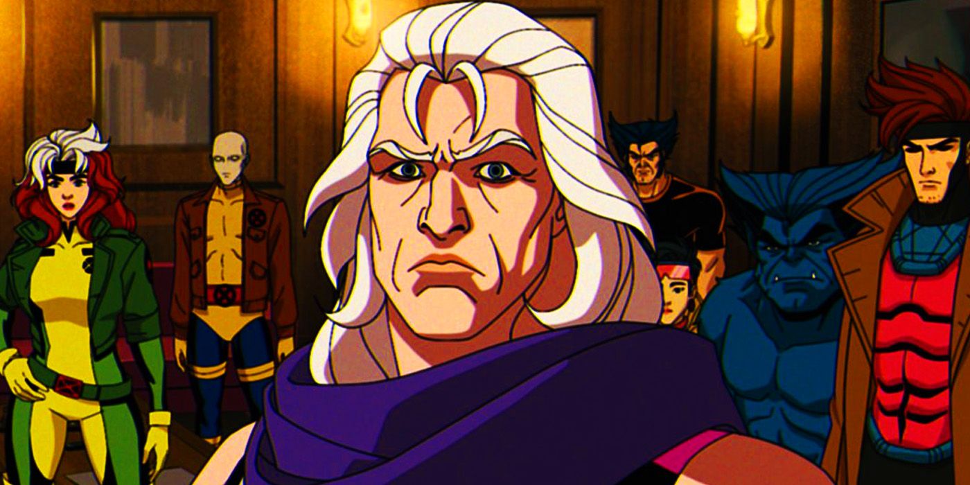 Magneto leading the X-Men in X-Men '97 
