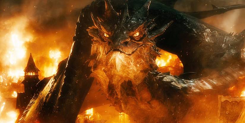Benedict Cumberbatch's Smaug in The Hobbit