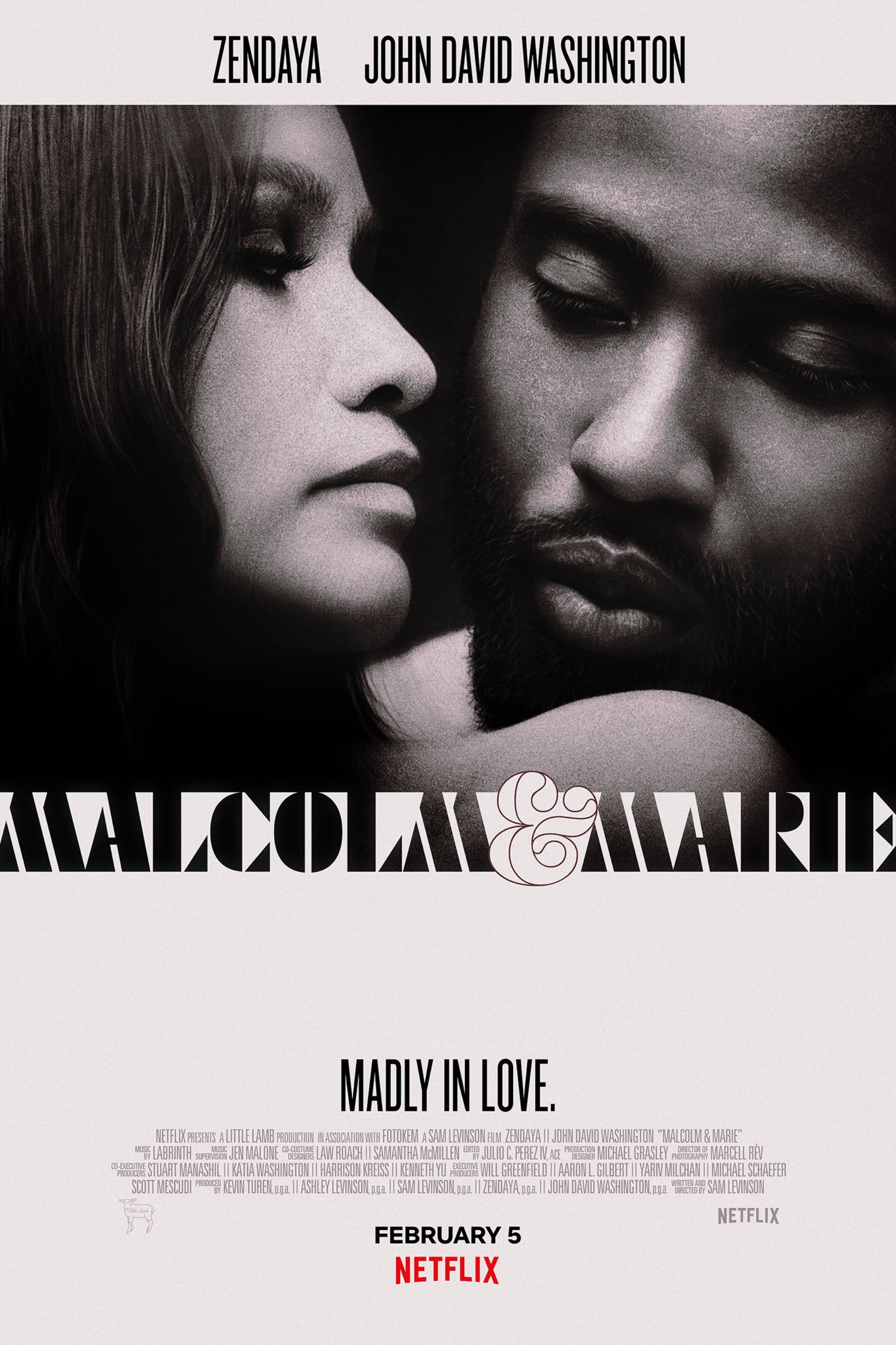 Malcolm & Marie - Poster - Zendaya & John David Washington-1