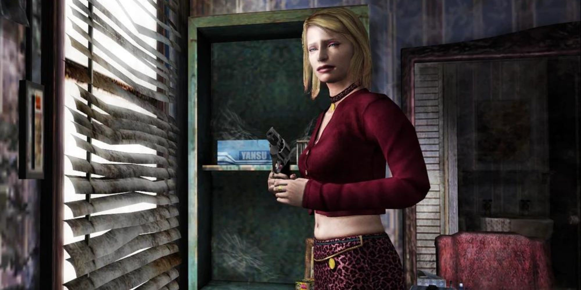 María con una pistola en Silent Hill 2