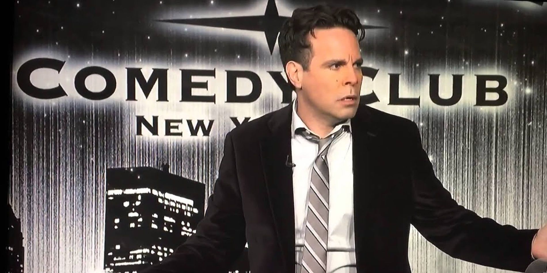 Mario Cantone performing standup