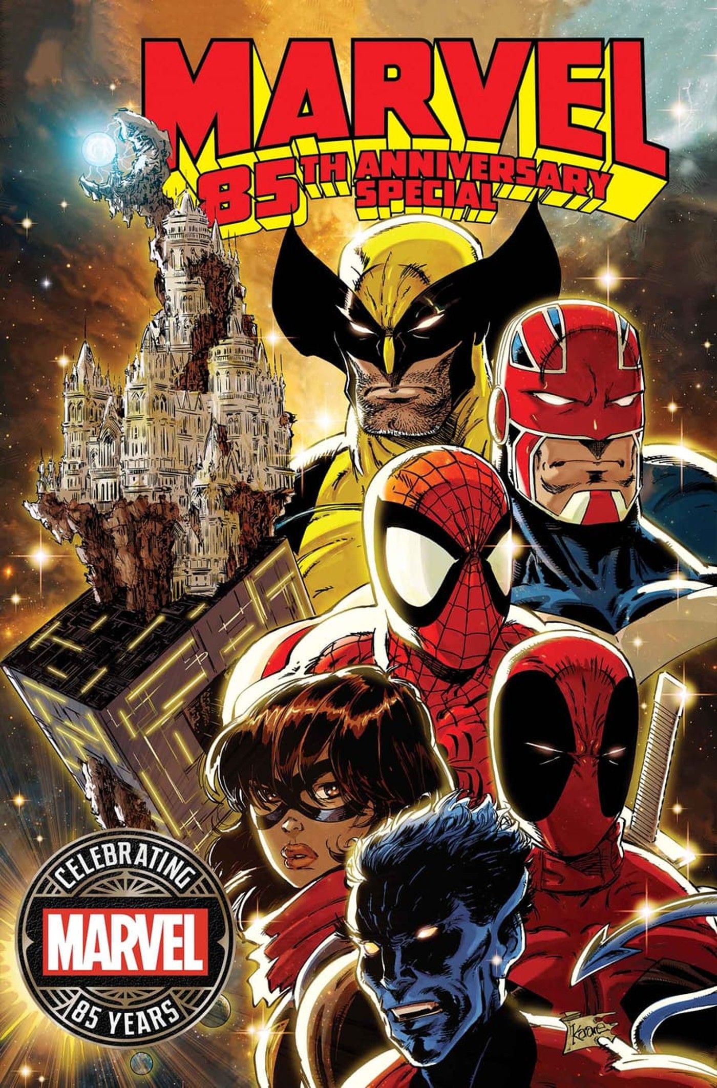 capa especial do 85º aniversário da Marvel