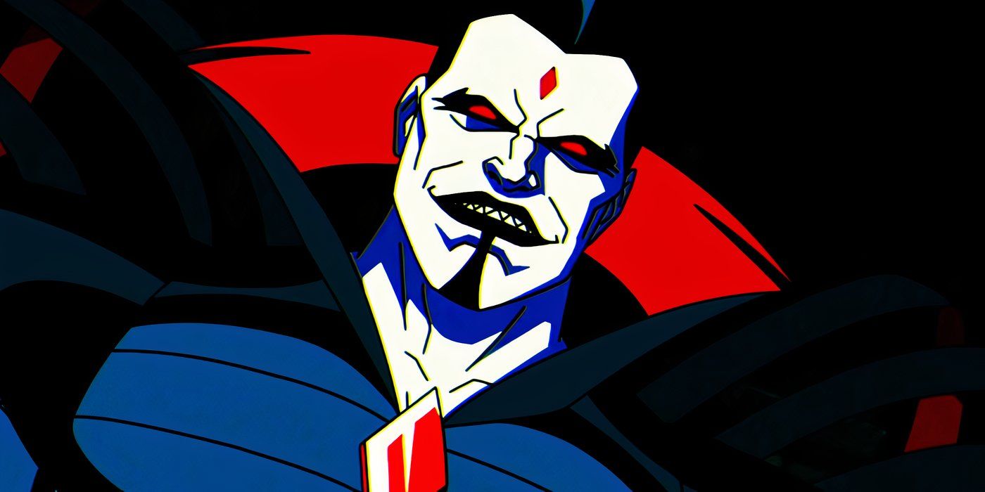 Mister Sinister smirking at the X-Men in X-Men '97