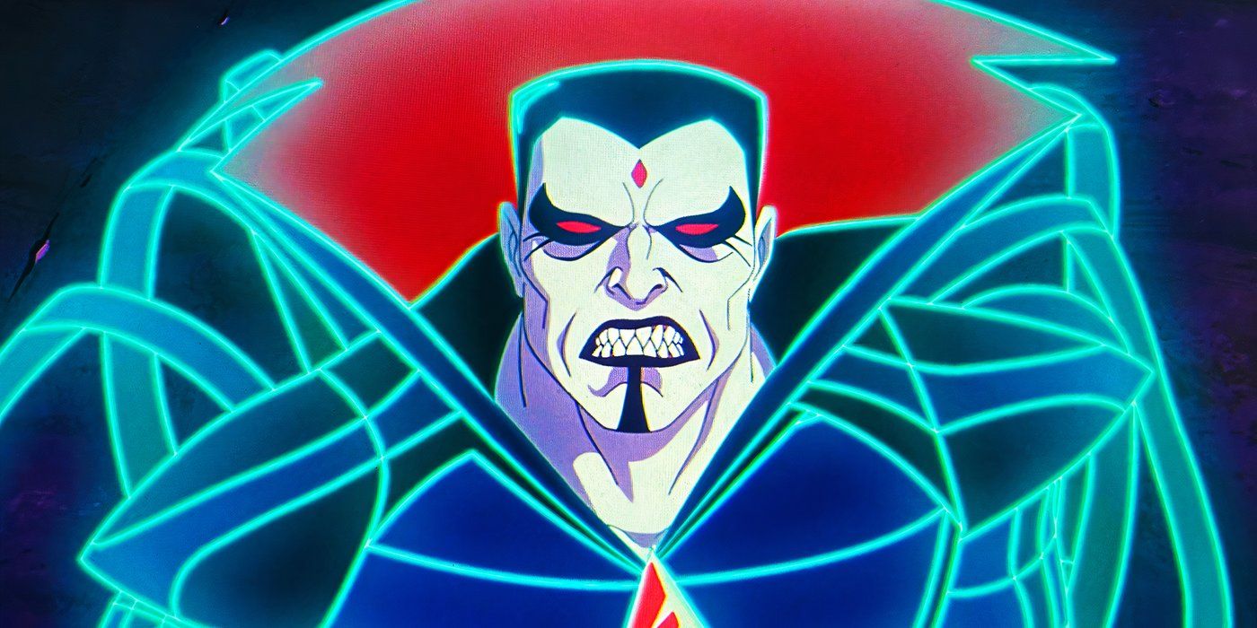 Senhor Sinistro rosnando para Jean Grey no episódio 10 de X-Men '97