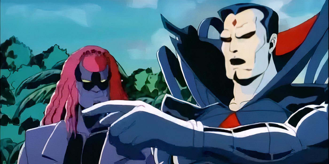 Mister Sinister talking to Gorgous George in X-Men the animated series
