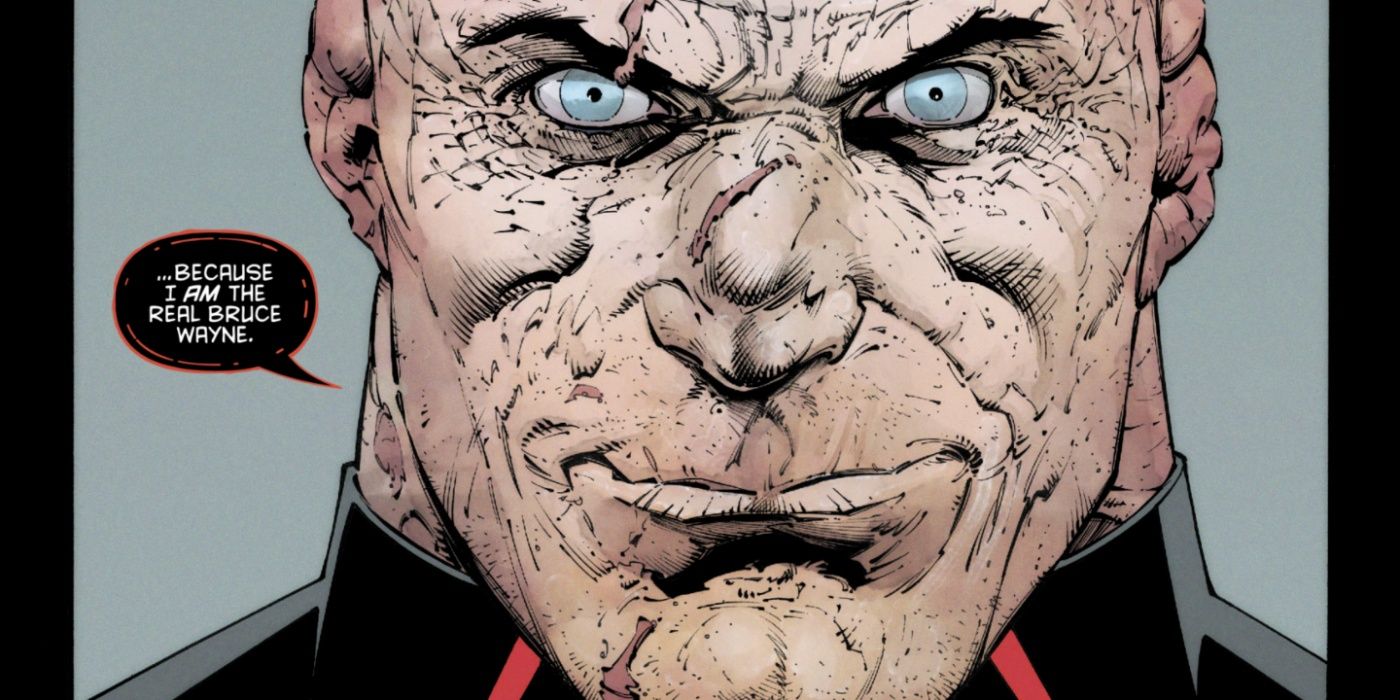 Comic panel: Old Bruce Wayne is evil