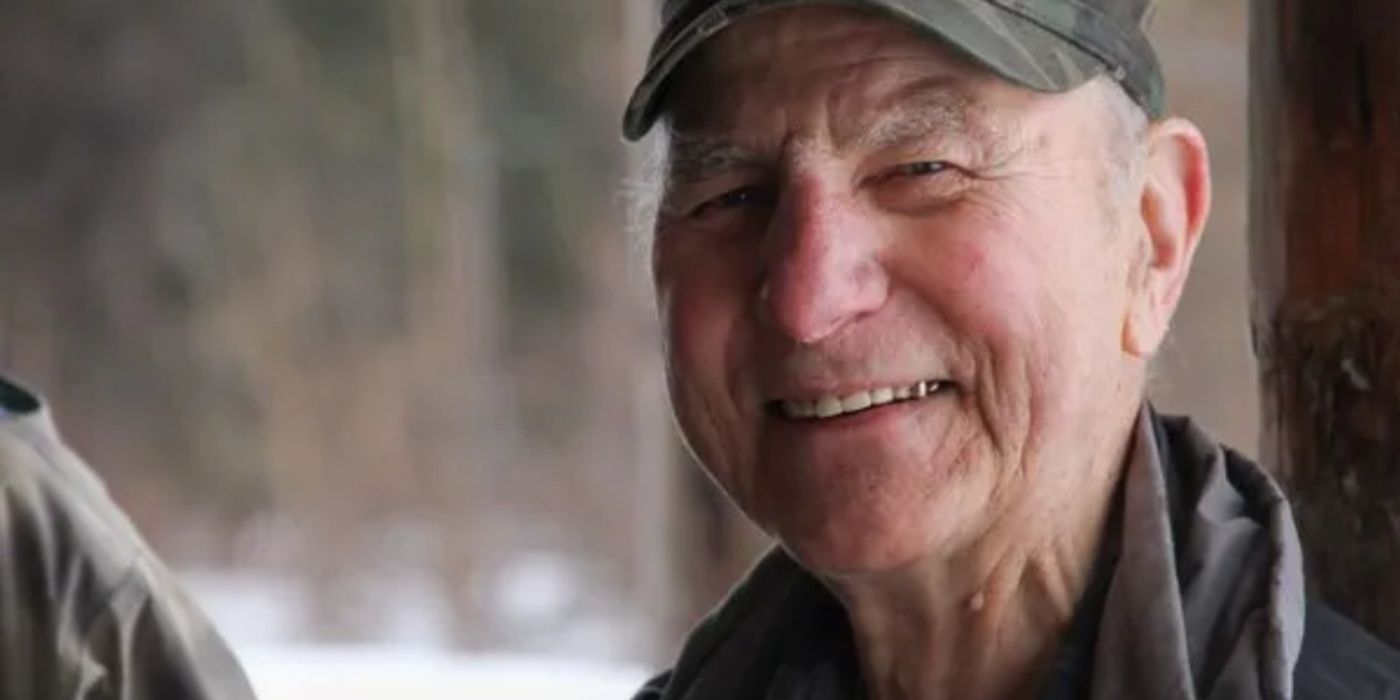 John Schnabel smiling on Gold Rush