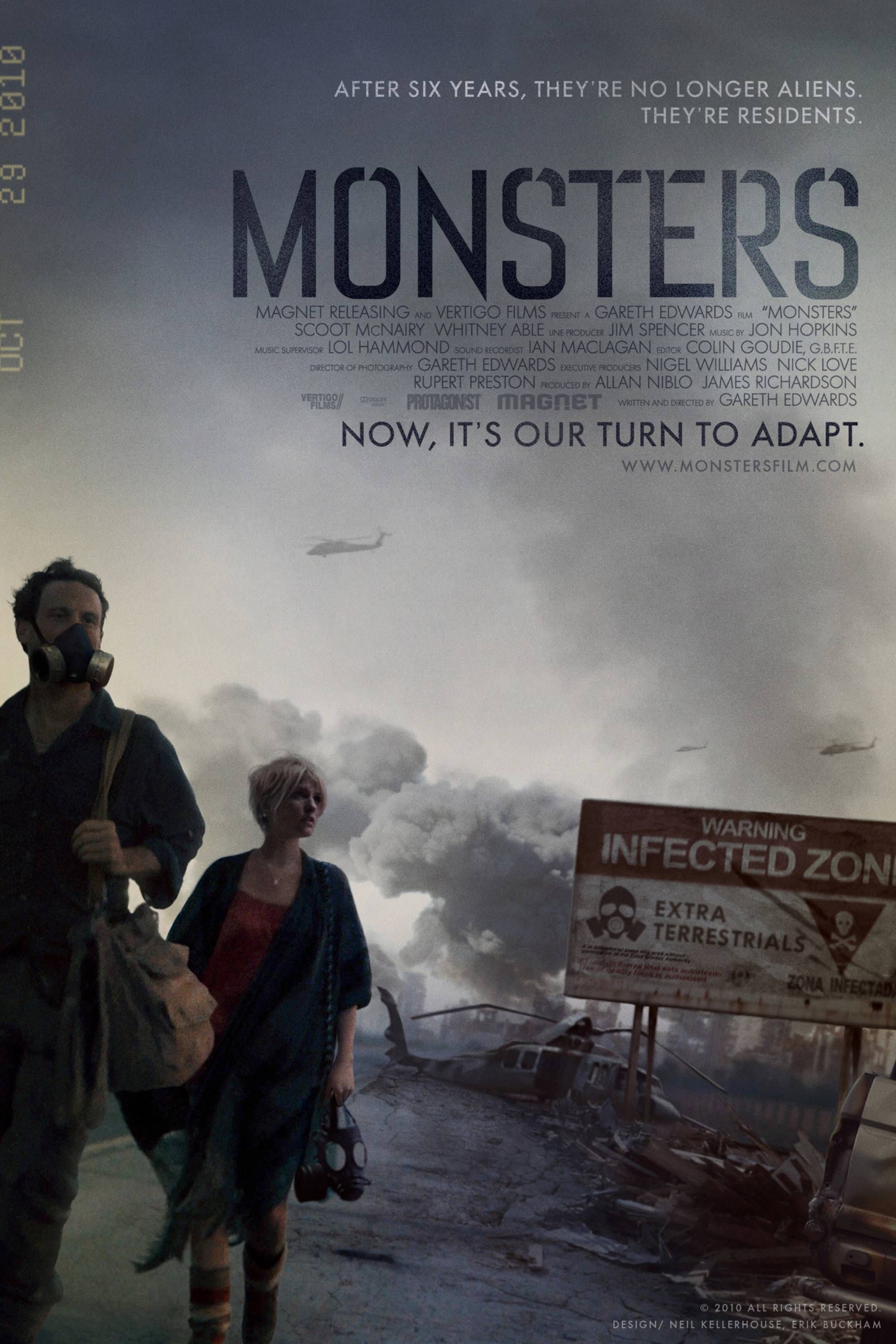 Monstruos (2010) - Póster