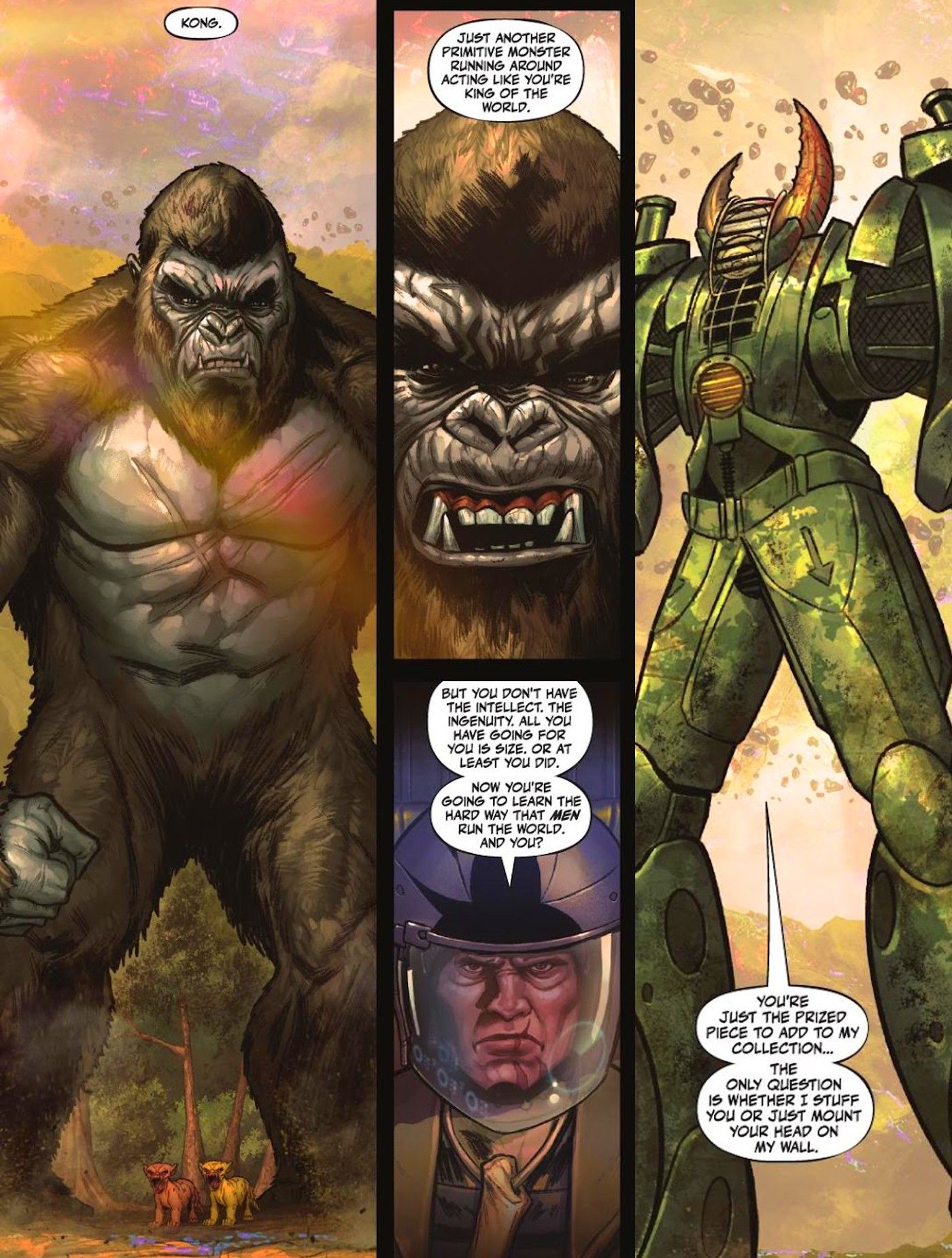 Monsterverse Kong vs Titan Killer Mech-1