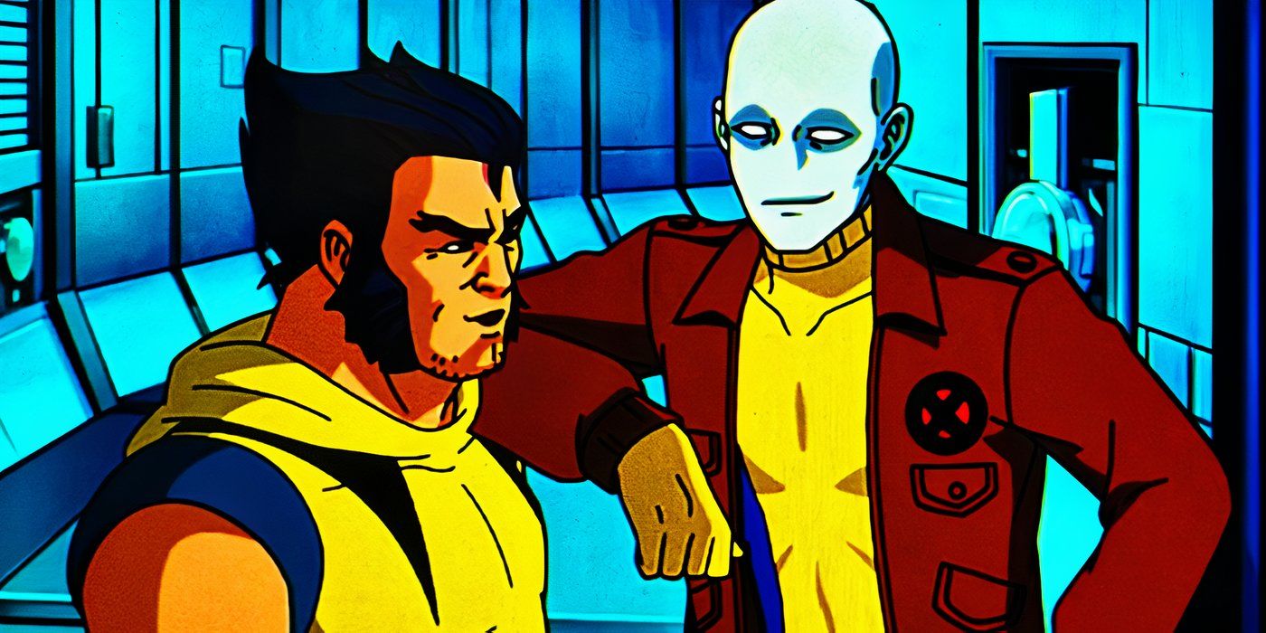 Morph speaking to Wolverine in X-Men '97 episode 3