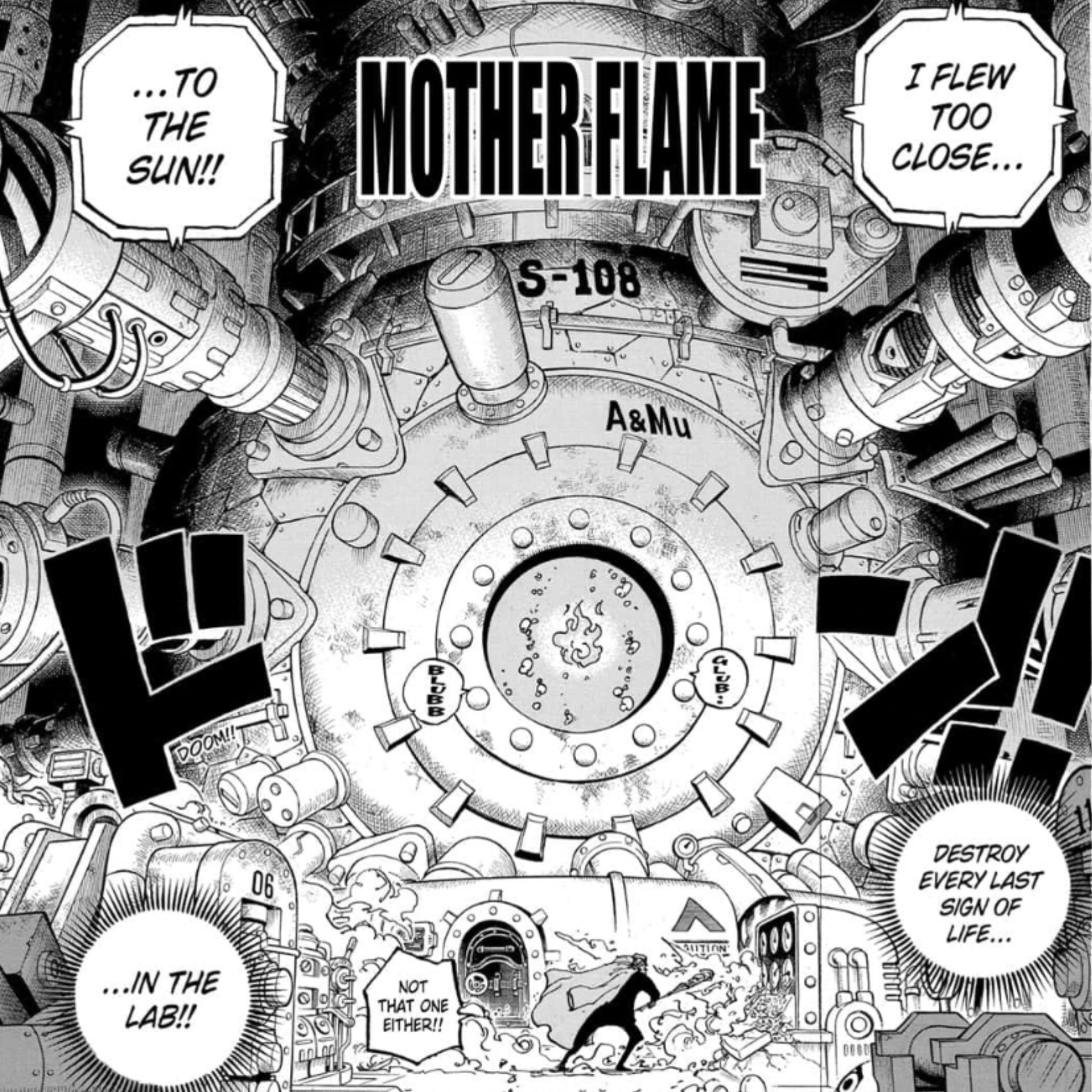 Mother Flame revela painel de One Piece capítulo 1114