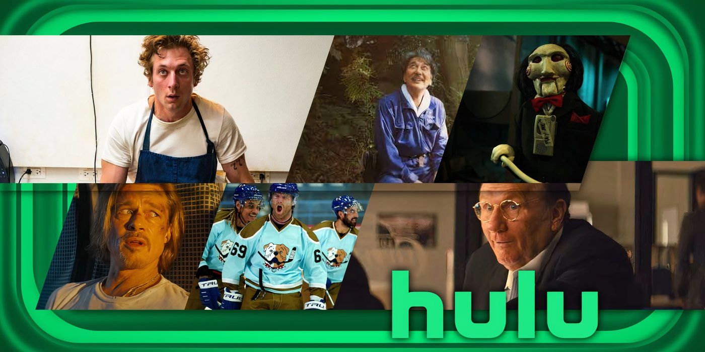 Collage of movies and shows arriving on Hulu in June 2024-1