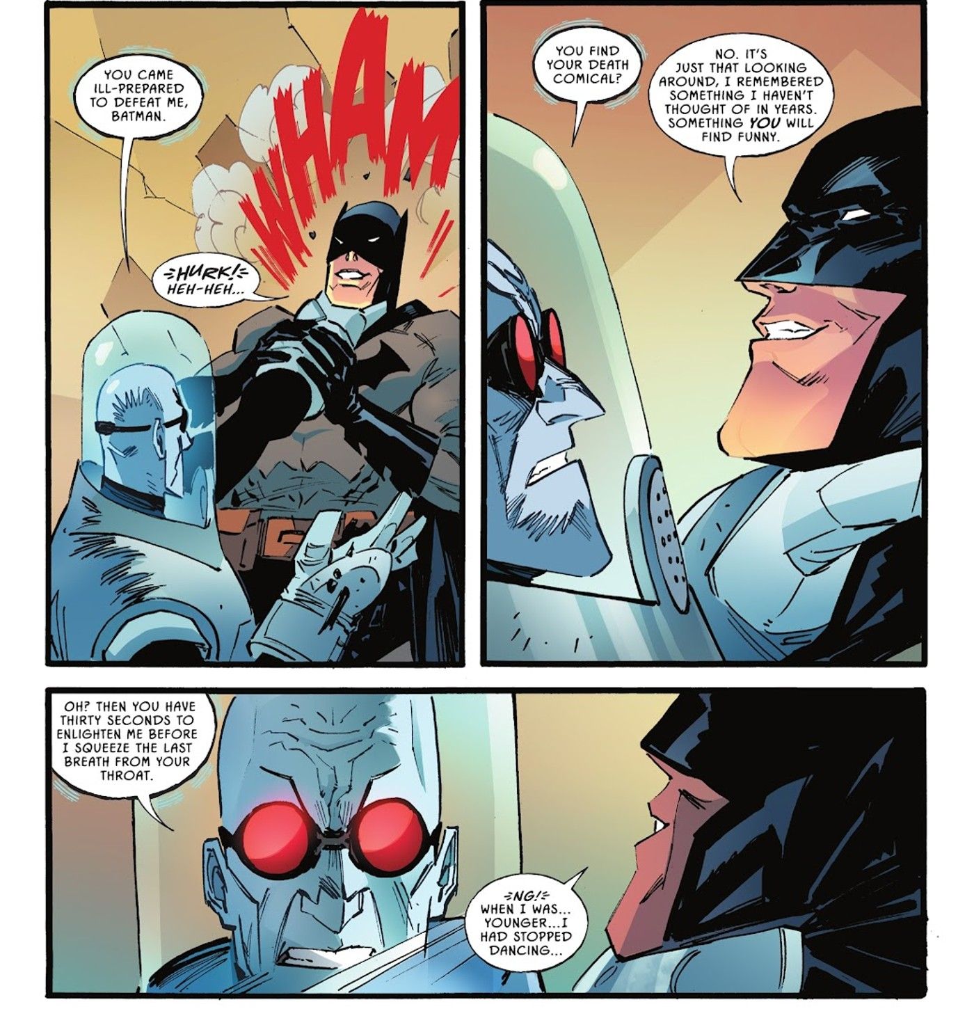 Mr. Freeze gives Batman 30 seconds to speak in DC Spring Breakout #1