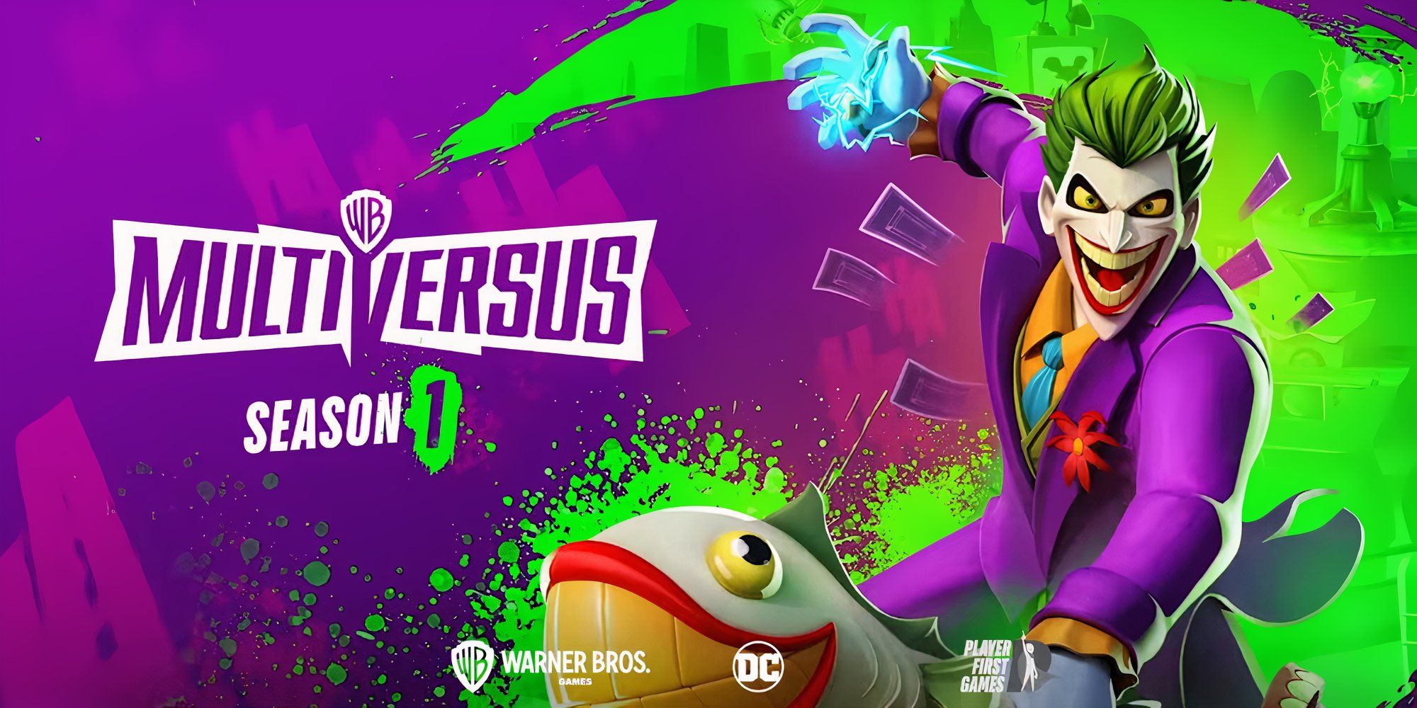 MultiVersus – Arte da 1ª temporada com Joker