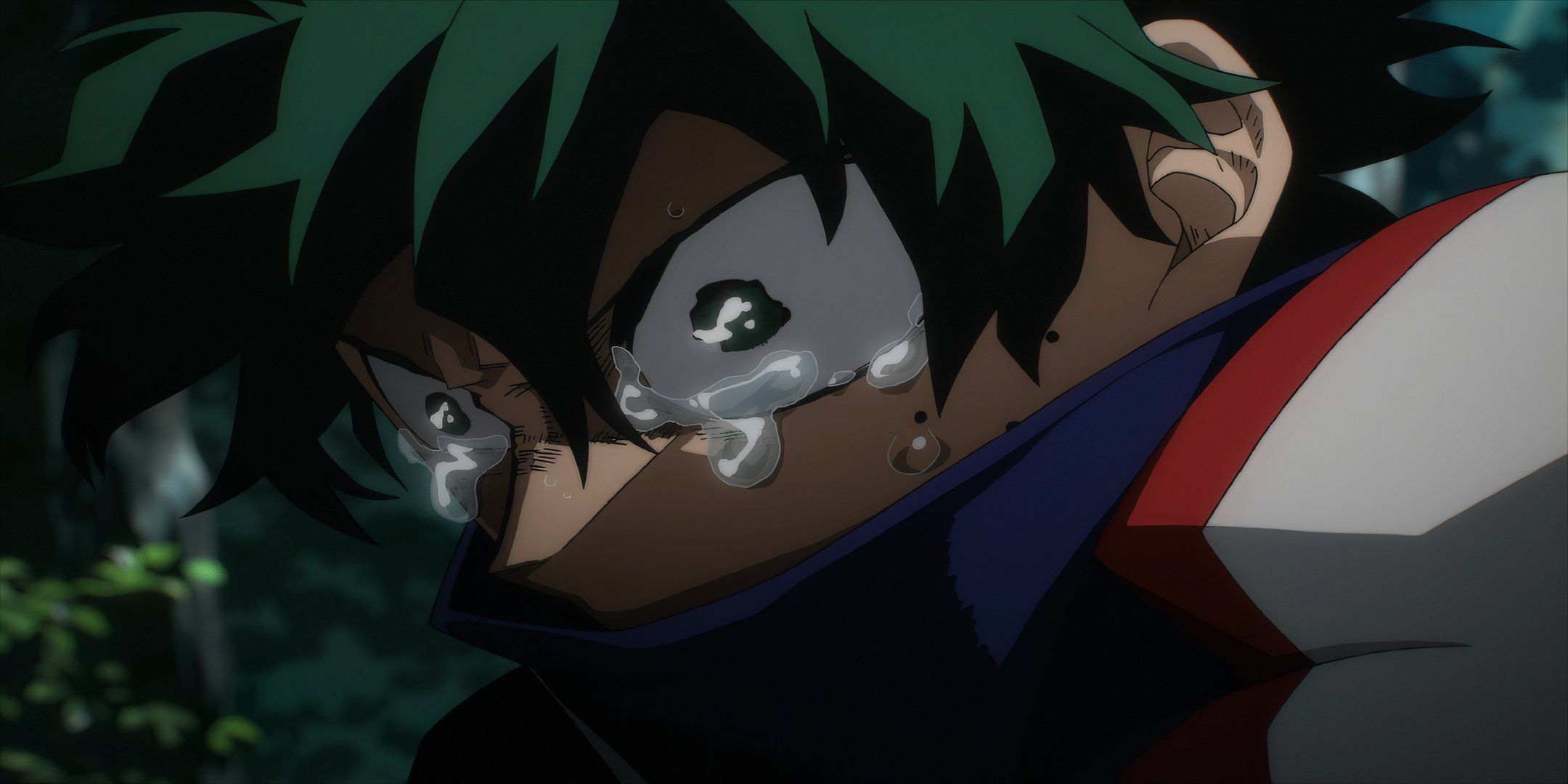 Izuku crying