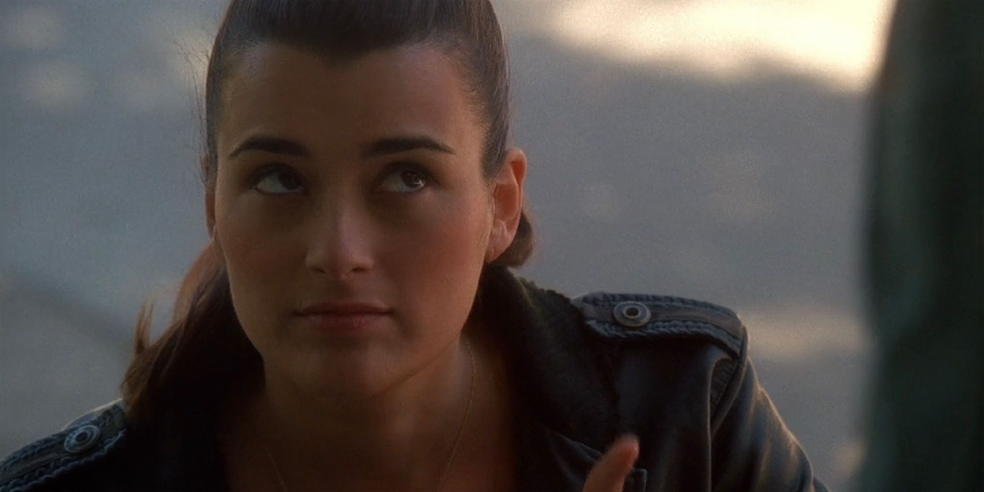 A close up of Ziva David in NCIS