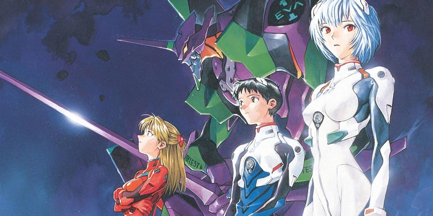 Neon Genesis Evangelion: The three original EVA pilots, Shinji, Asuka, and Rei, in the manga.