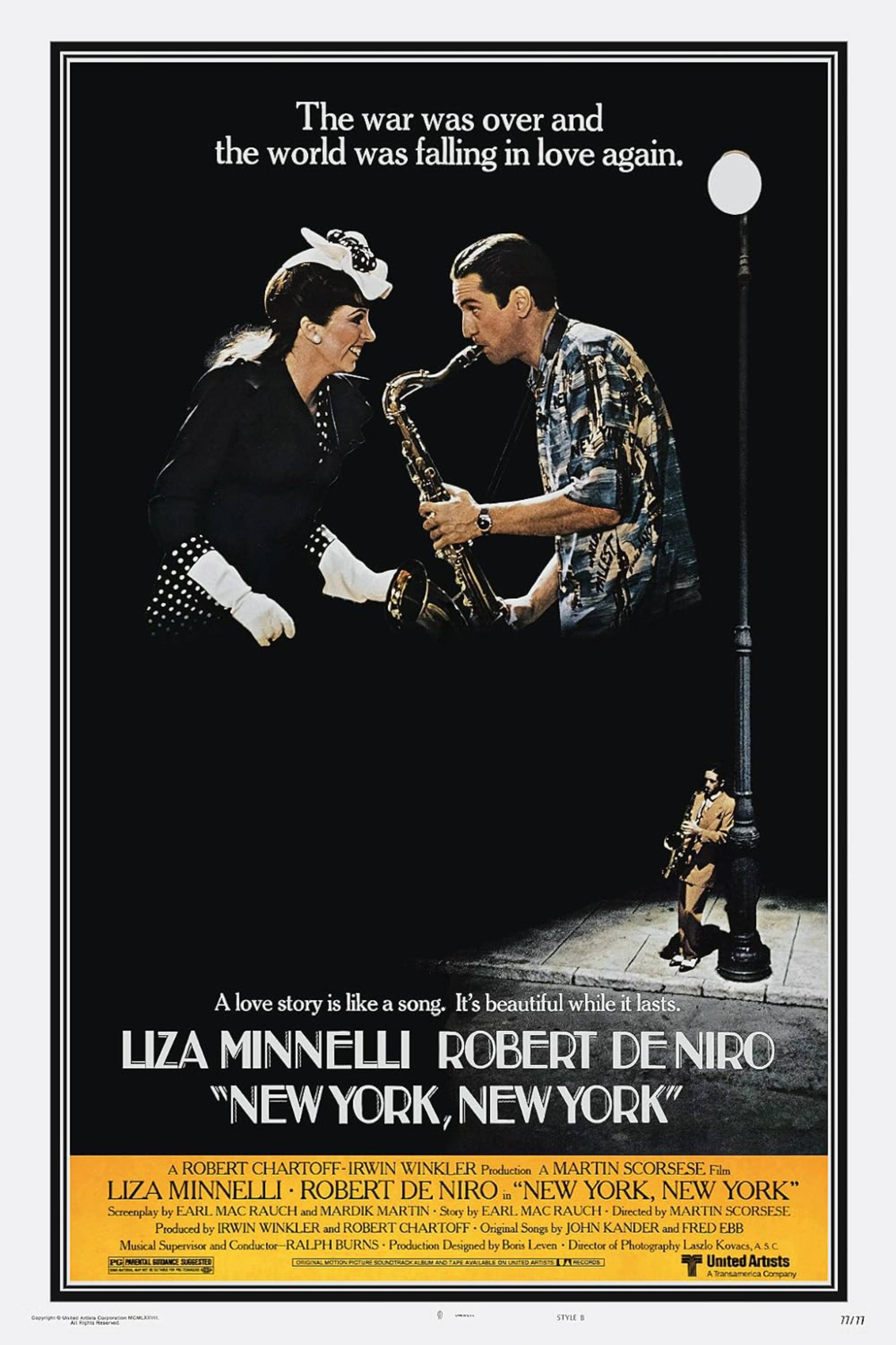 New York, New York (1977) - Poster - Liza Minnelli & Robert De Niro