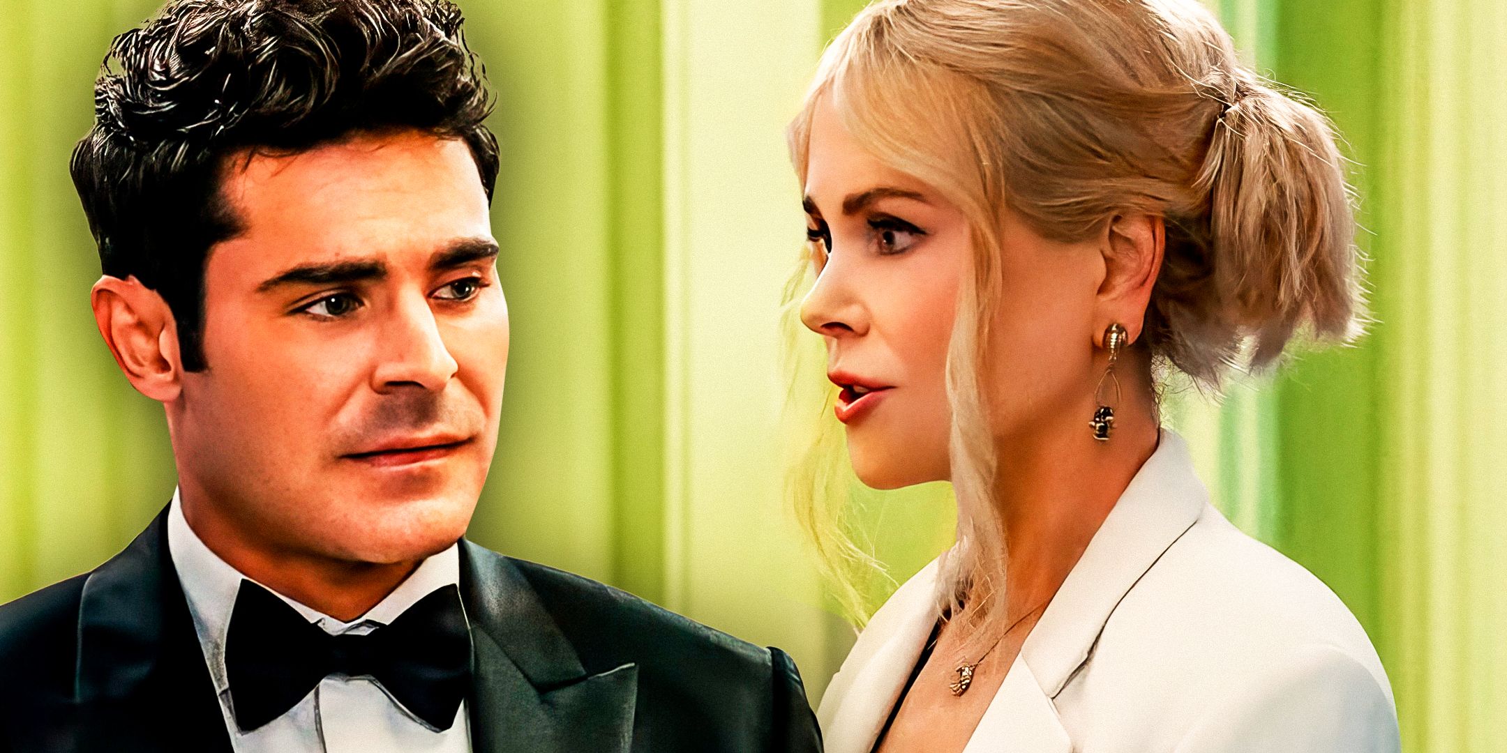 Zac Efron and Nicole Kidman in A Family Affair.