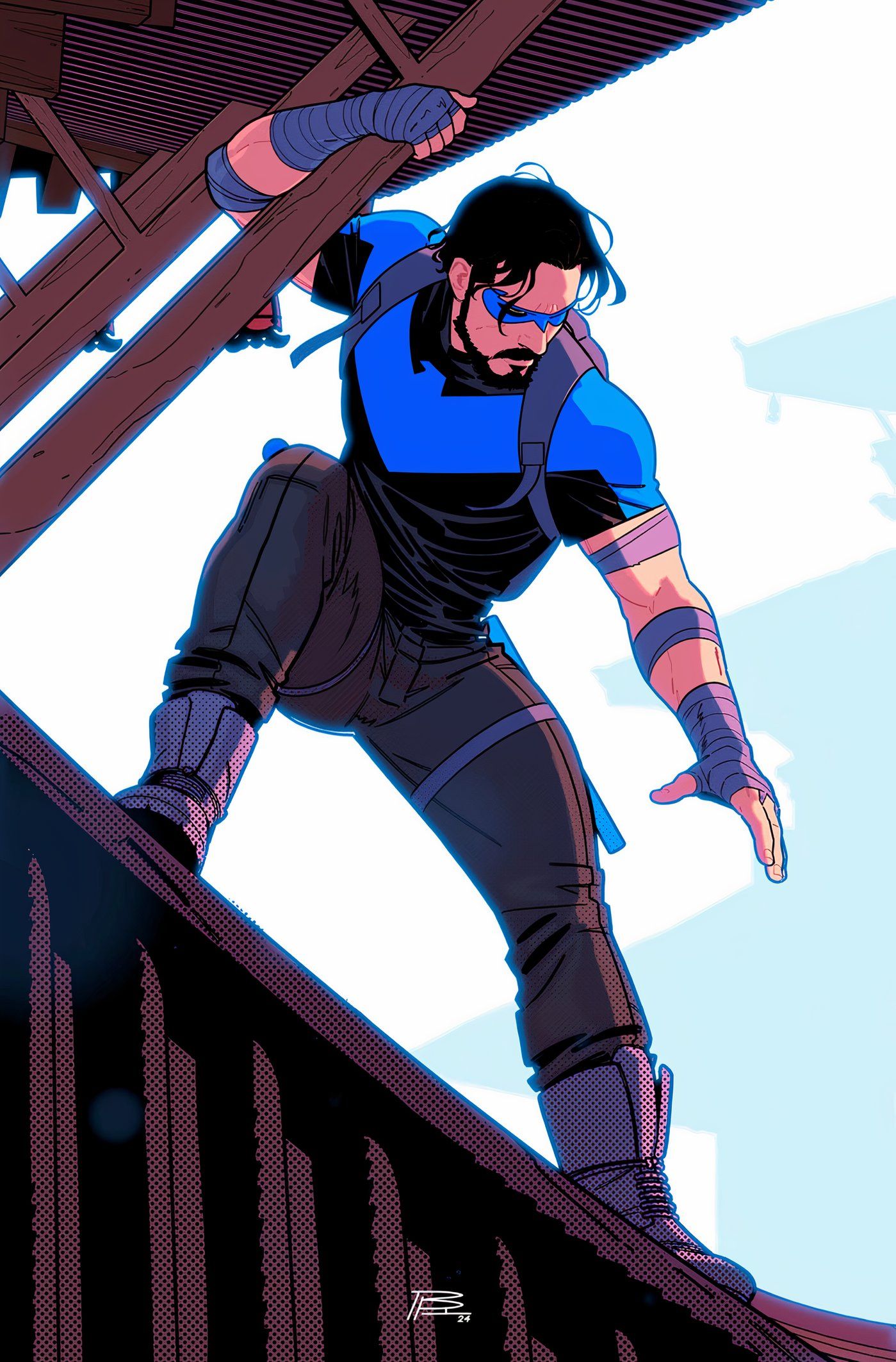 Dick Grayson’s New Casual Nightwing Suit Makes Me Wish It Was Buyable Merch