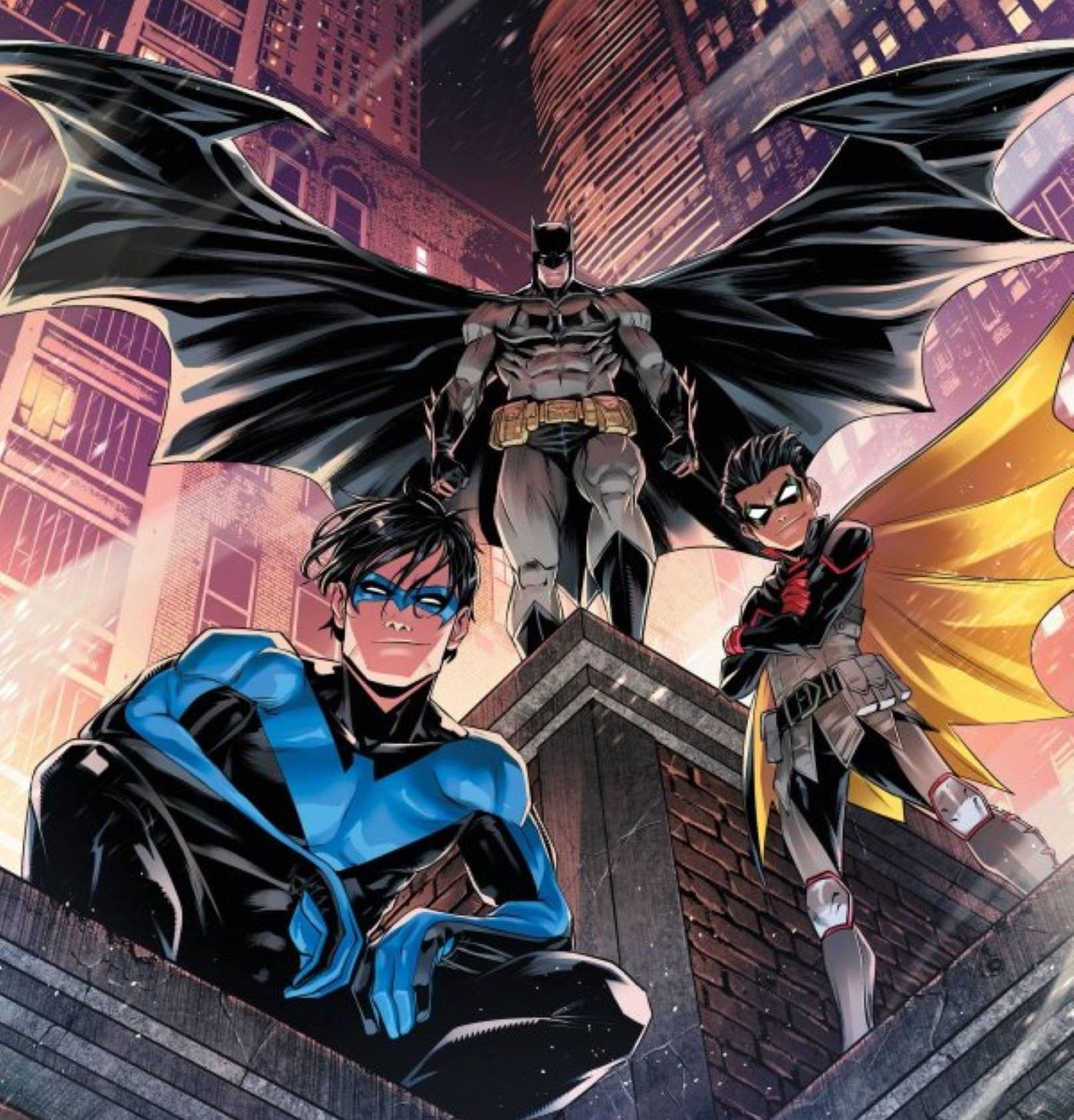 Asa Noturna #97 com Dick Damian Wayne Robin Batman Bruce Wayne