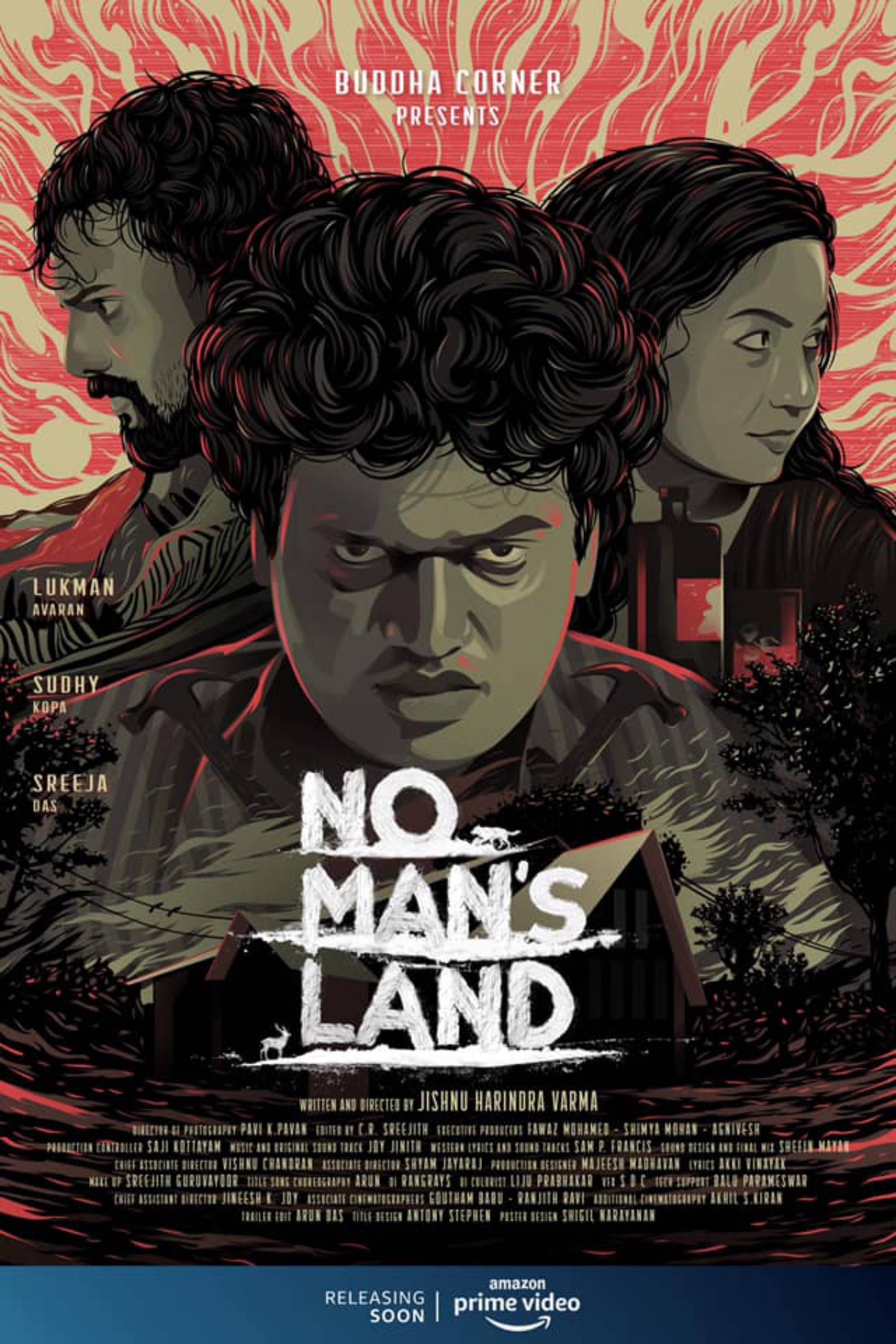 No Man&rsquo;s Land (2021) -Poster - Lukman Avaran, Sudhy Kopa &amp; Sreeja Das