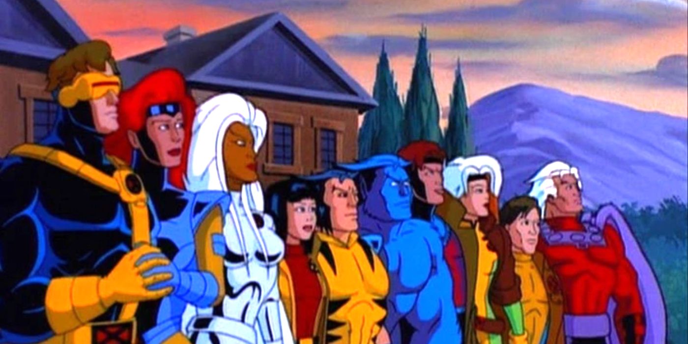 Magneto alongside the X-Men  in X-Men: The Animated Series