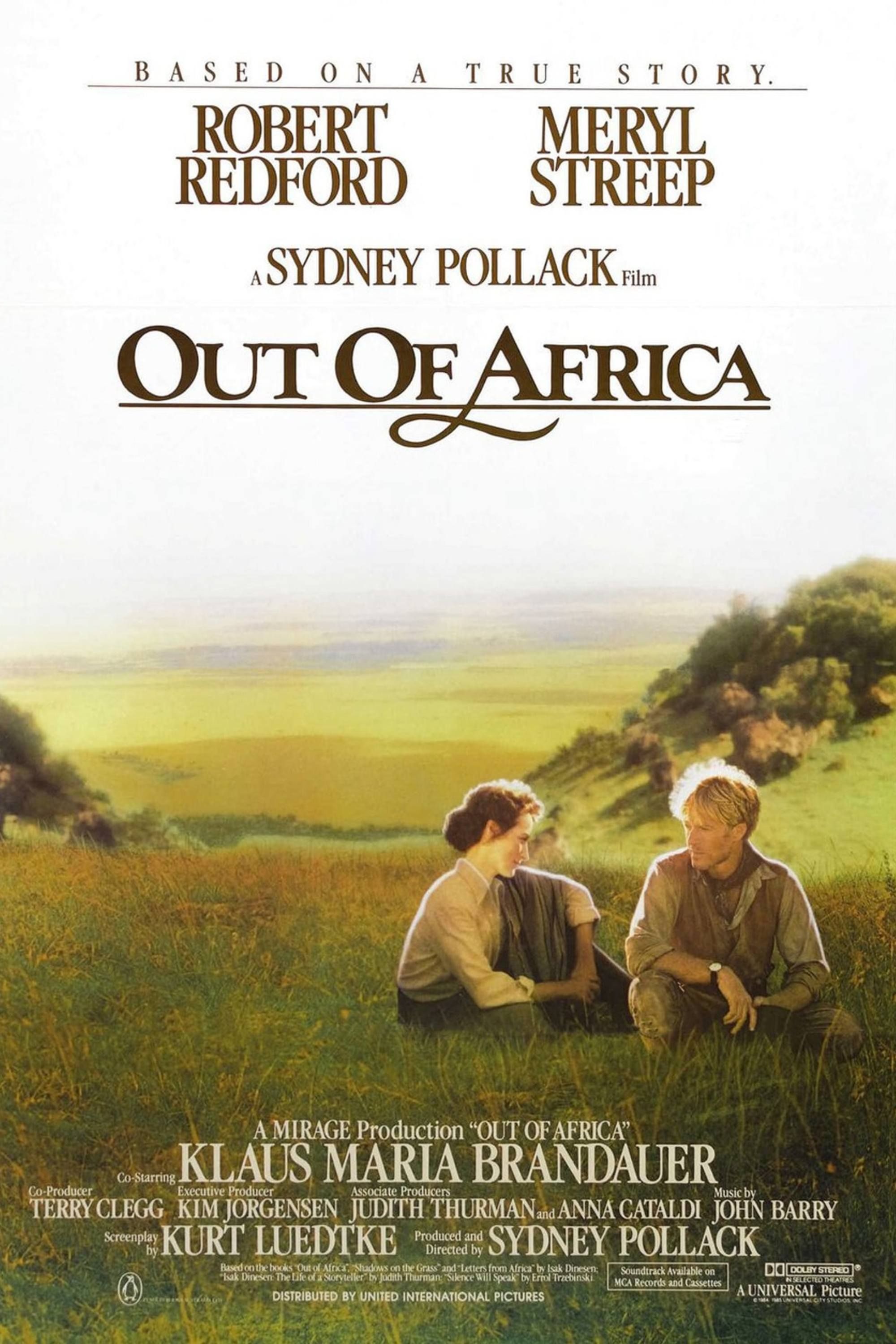 Out of Africa (1985) - Poster - Robert Redford, Meryl Streep