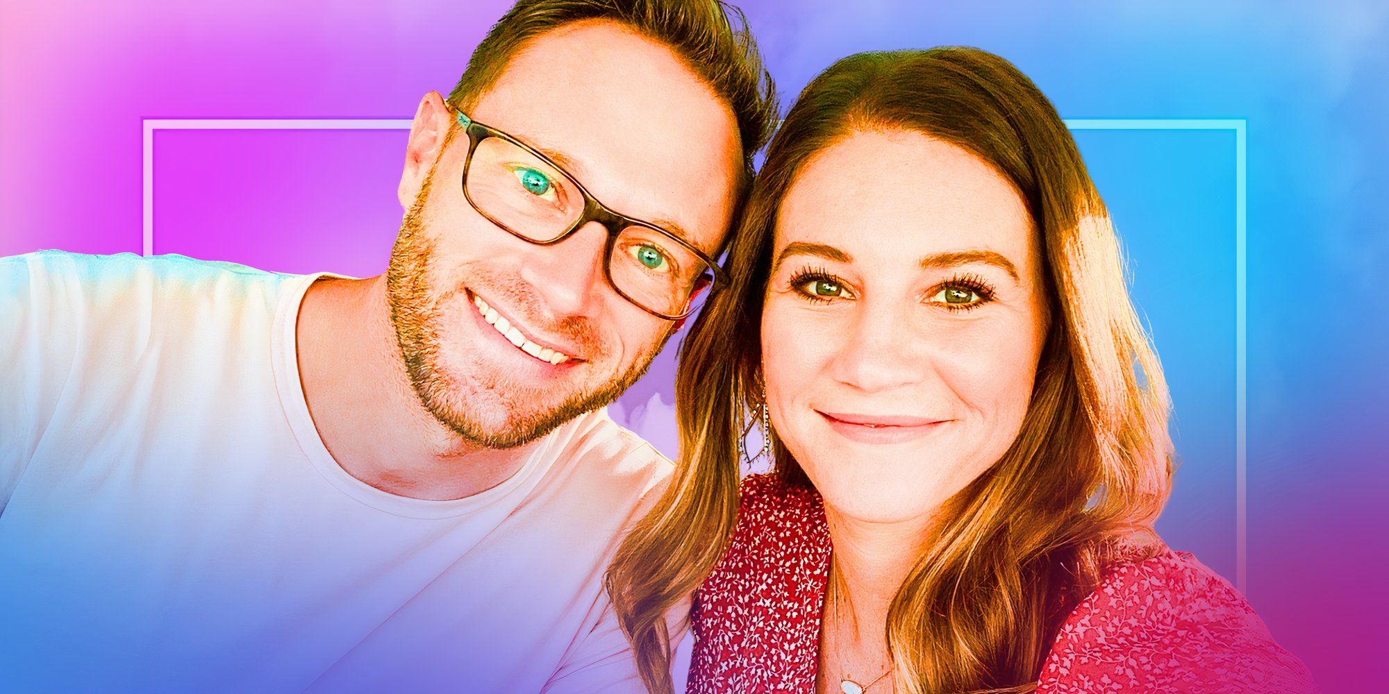 OutDaughtered Danielle & Adam Busby smiling
