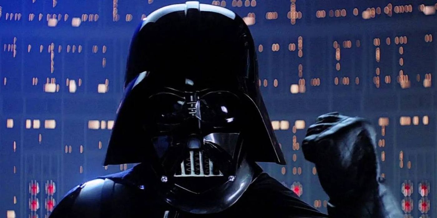 Star Wars' Darth Vader clenching his fist.